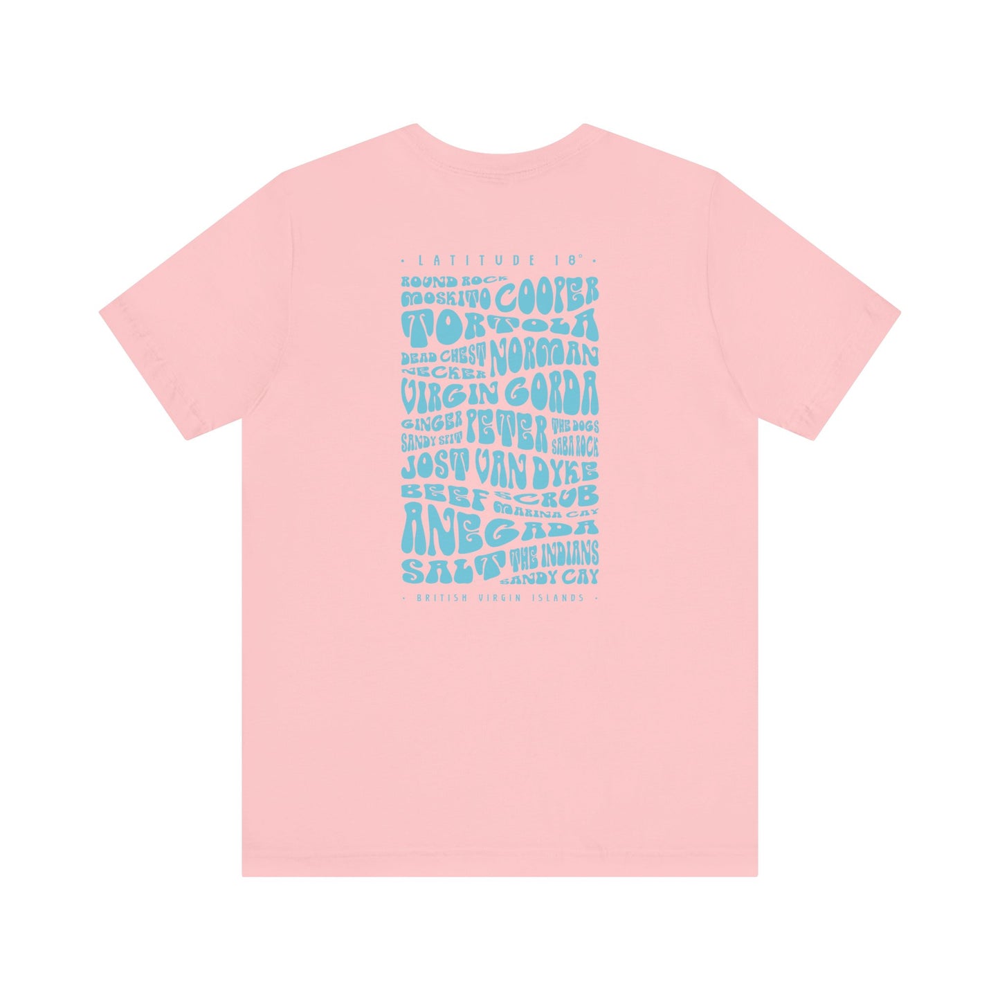 "BVI Island Names" S/S Tee