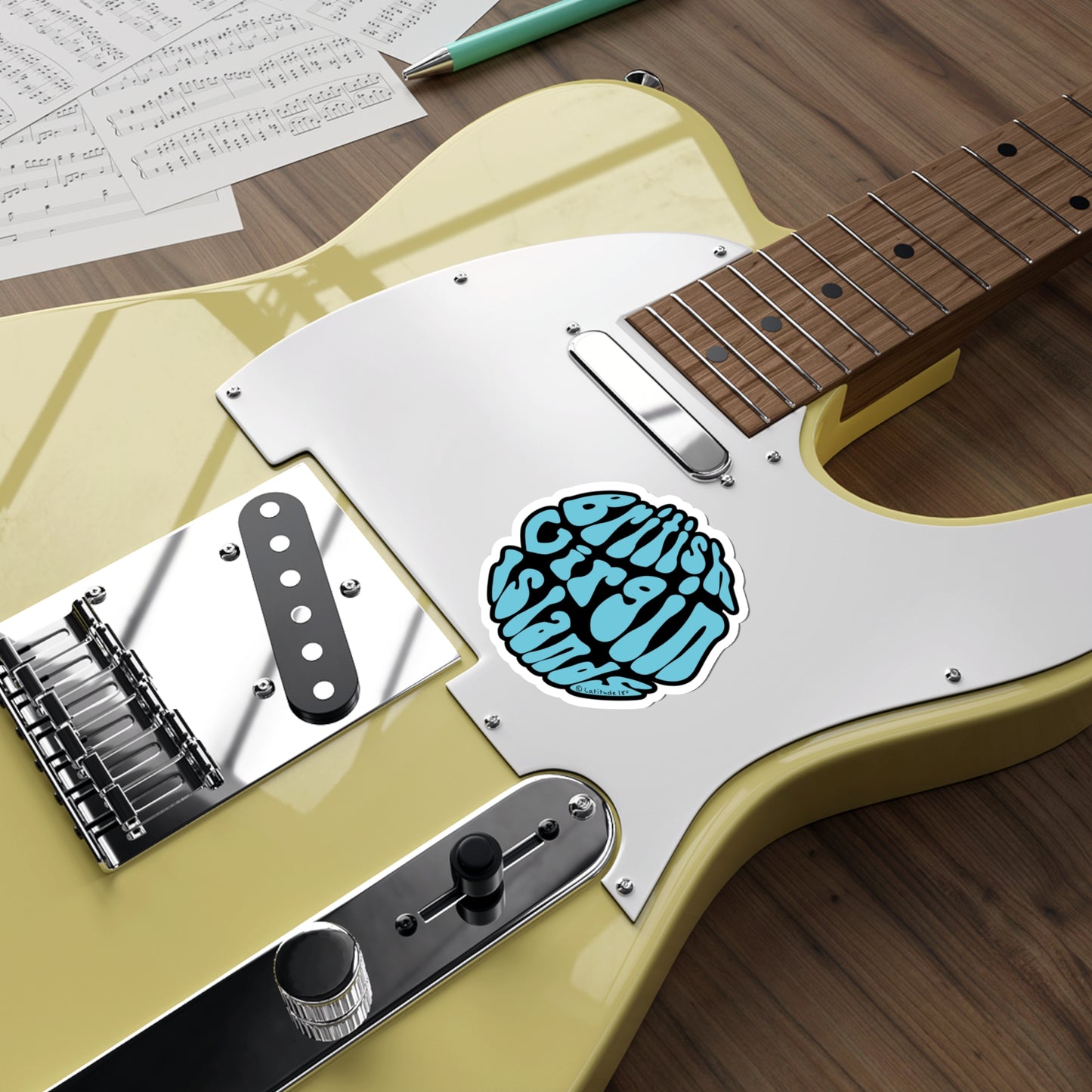 "BVI Bubble" Die-Cut Sticker