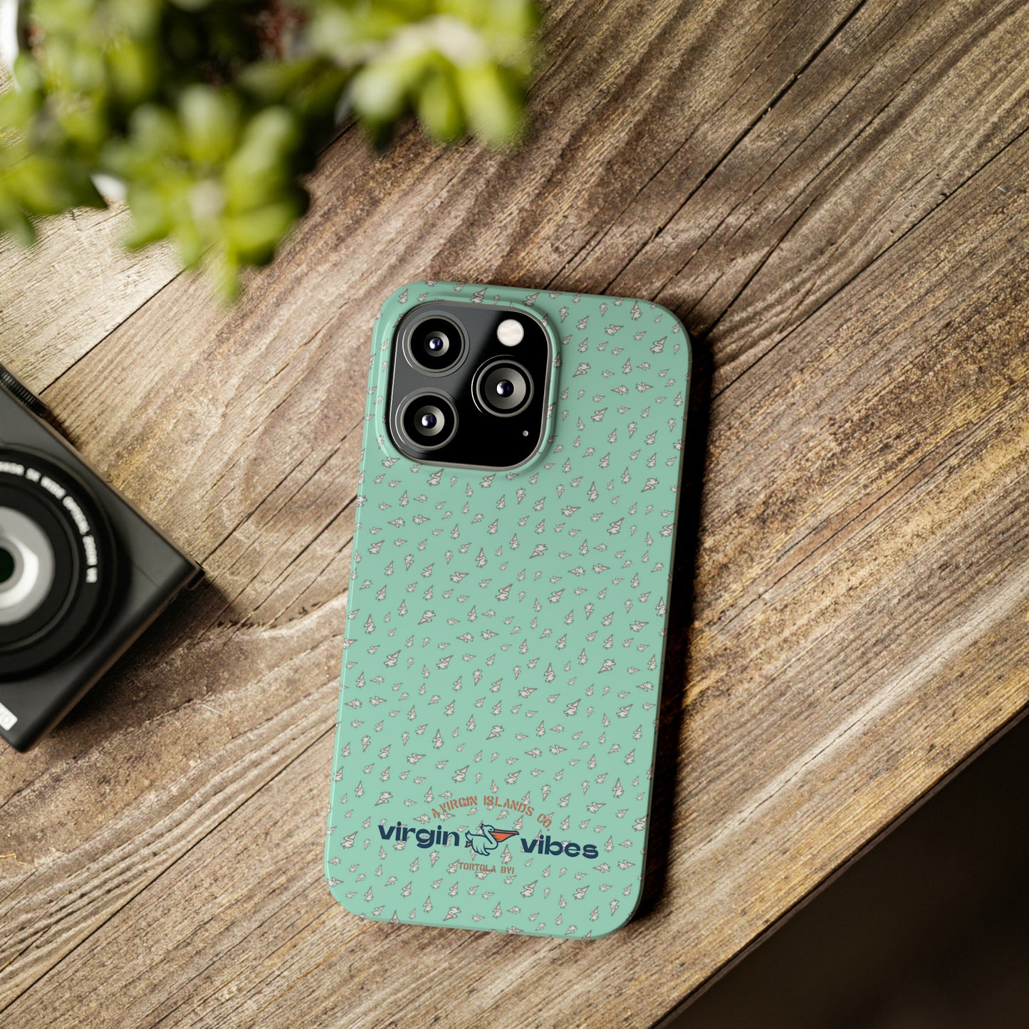 “Virgin Vibes | BVI” Slim iPhone Cases