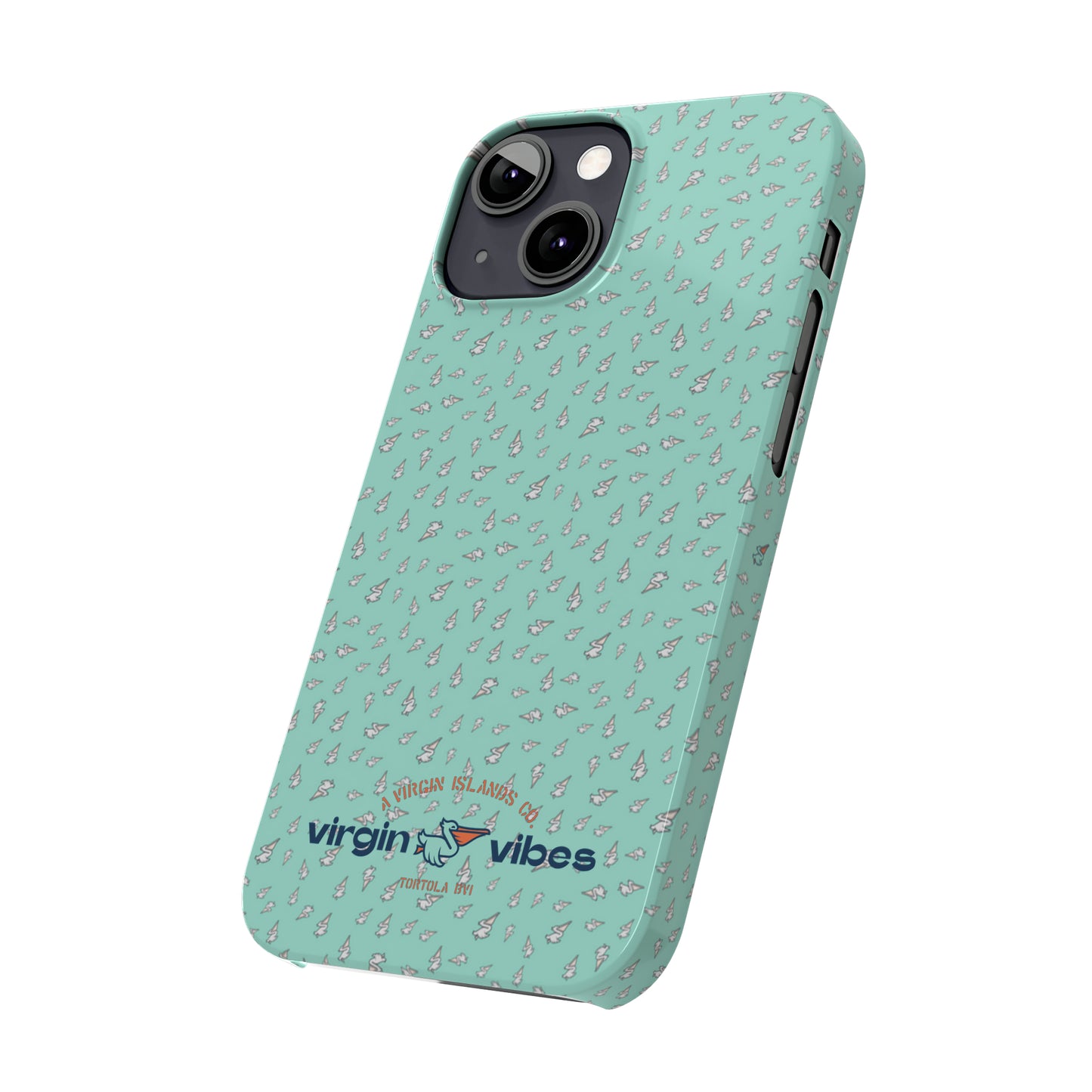 “Virgin Vibes | BVI” Slim iPhone Cases