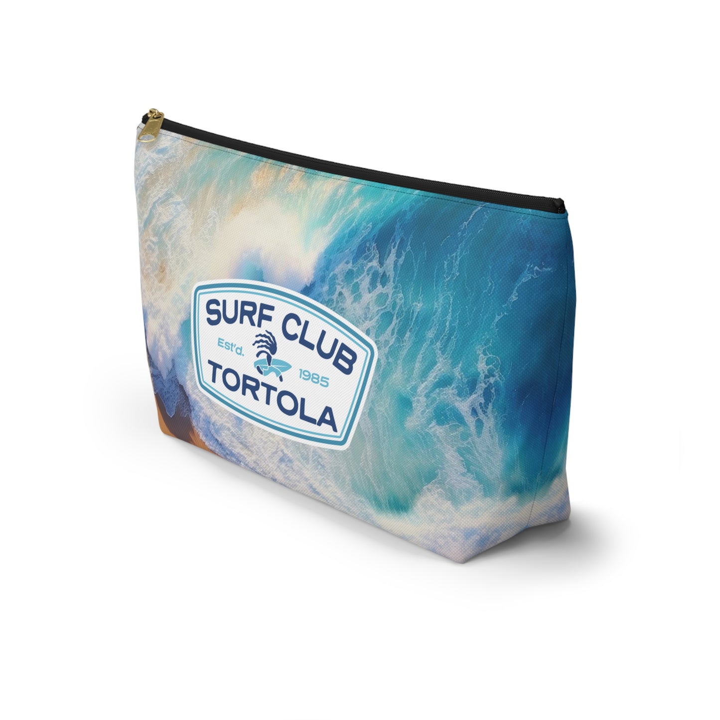 "Surf Club Tortola" Accessory Pouch w T-bottom (2 sizes)