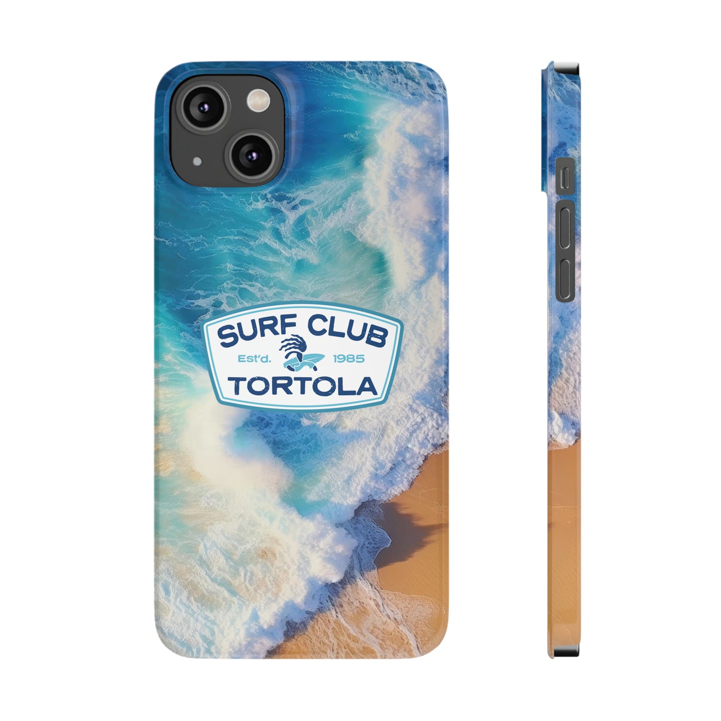 "Surf Club Tortola” Slim iPhone Cases