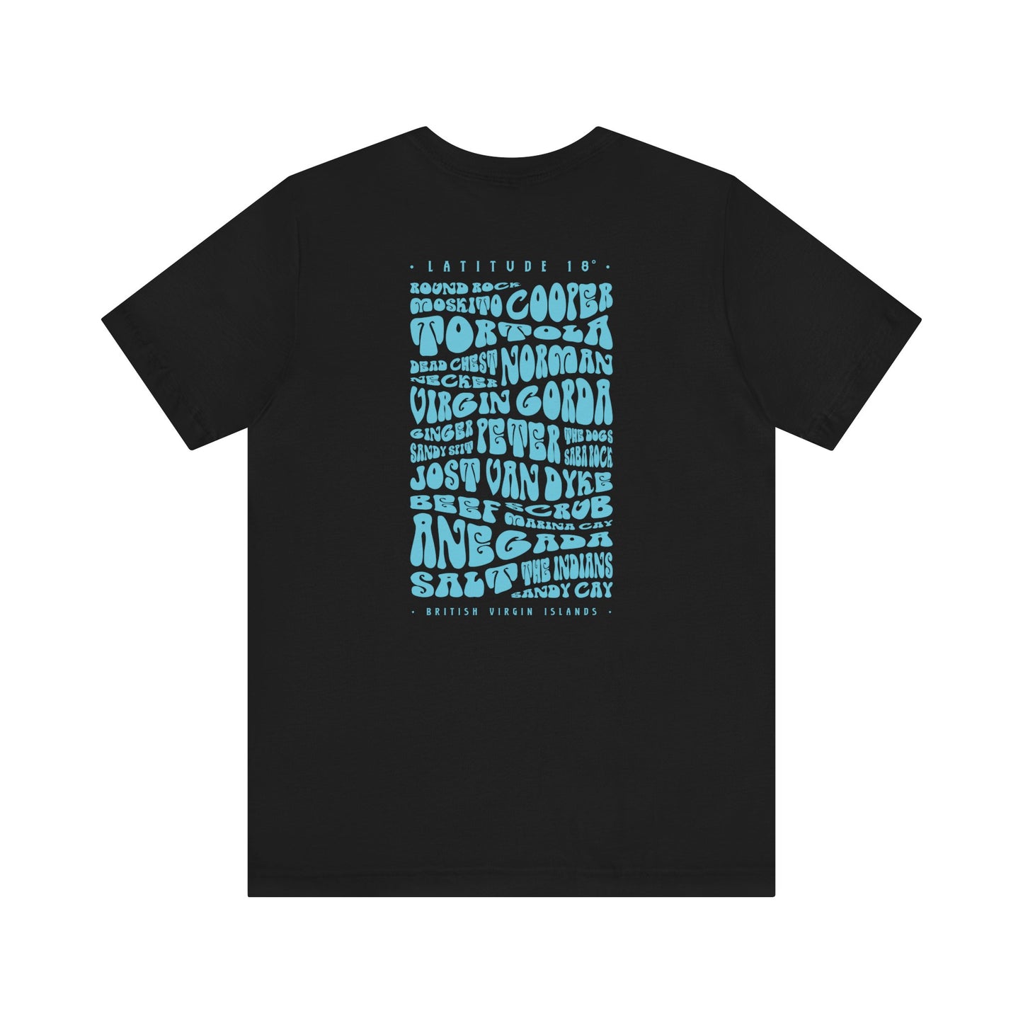 "BVI Island Names" S/S Tee