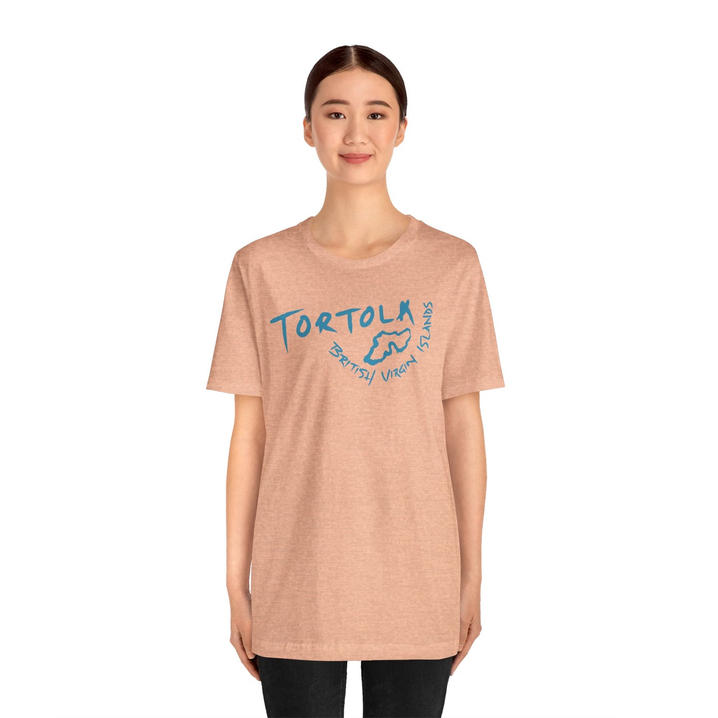"Tortola - Island Outline" S/S Tee