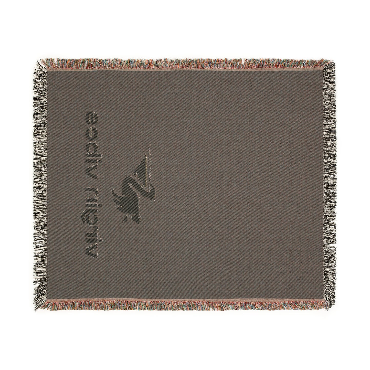 "Virgin Vibes" Cozy Woven 100% Cotton Blanket
