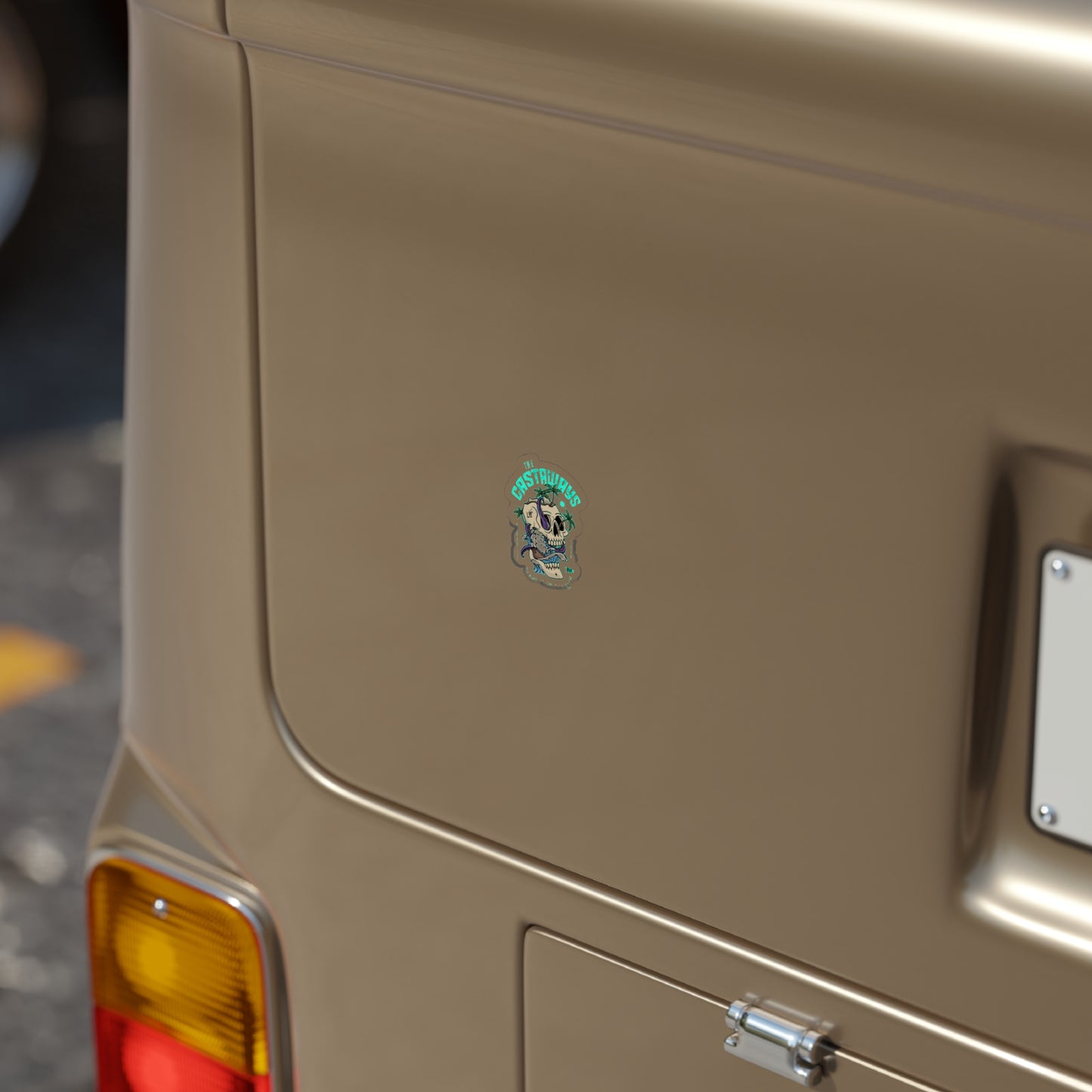 "The Castaways" Transparent Outdoor Die-Cut Sticker