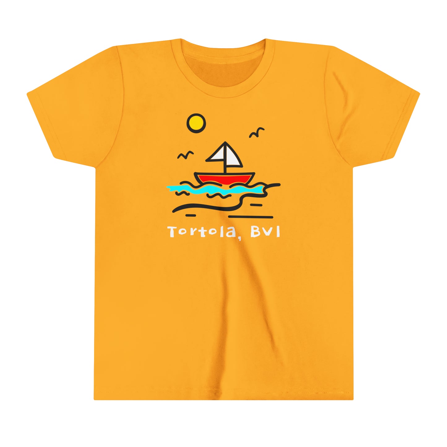 "Sailboat | Tortola" Youth S/S Tee