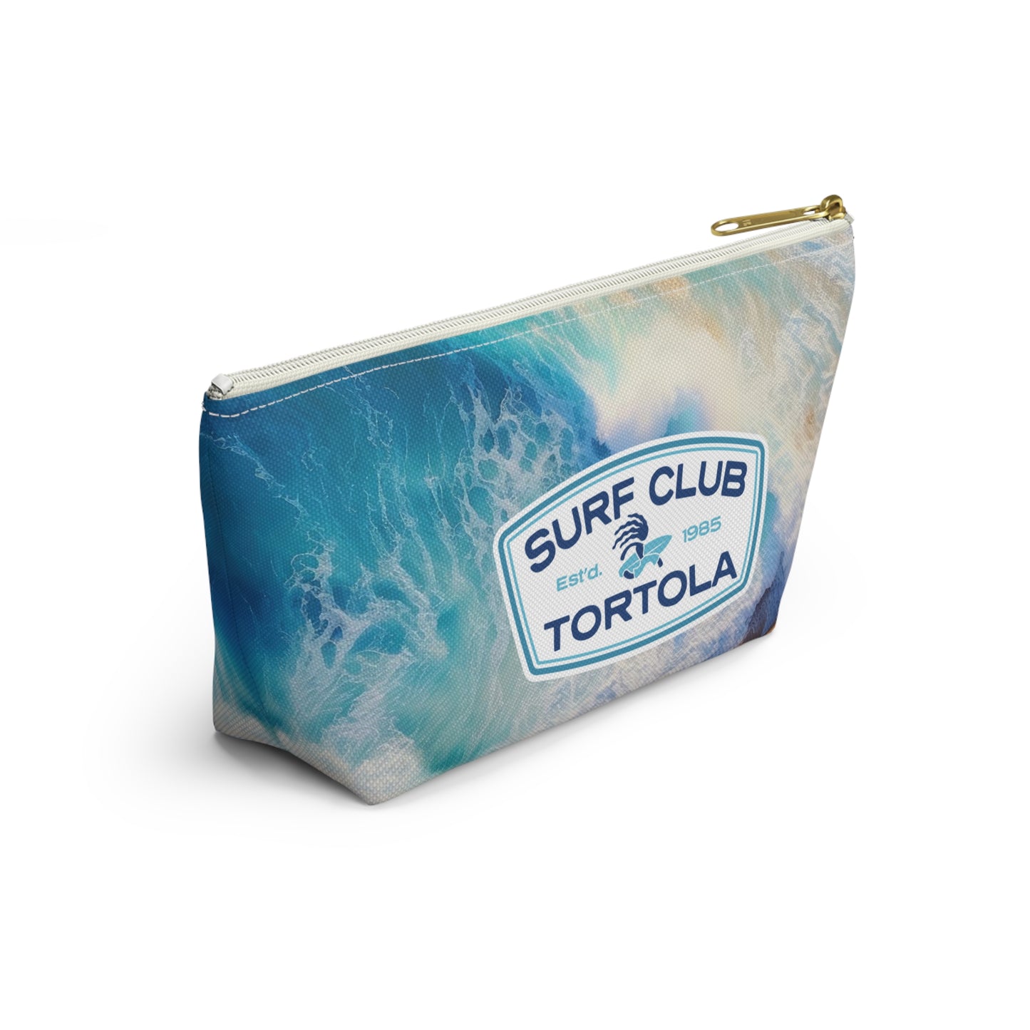 "Surf Club Tortola" Accessory Pouch w T-bottom (2 sizes)
