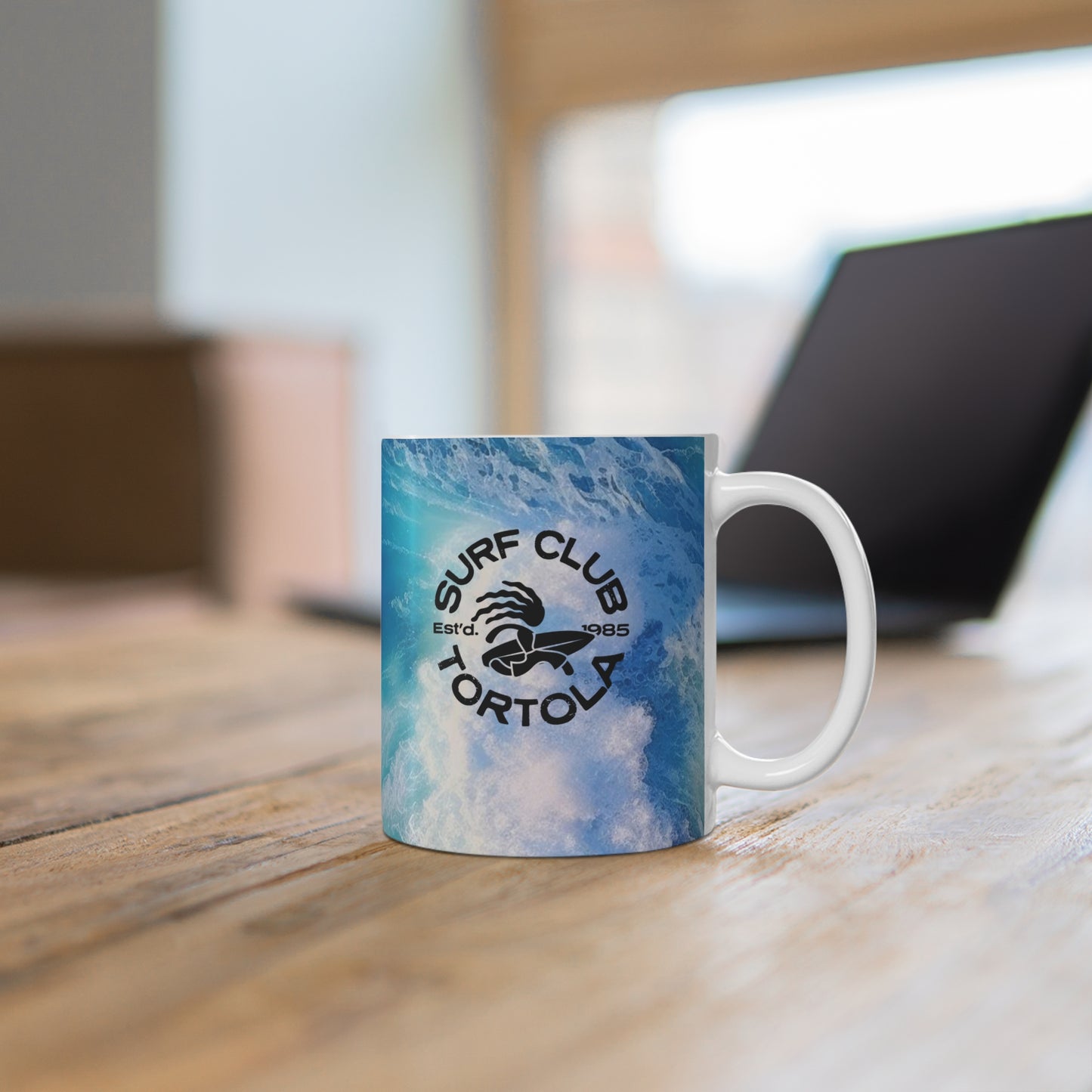 "Surf Club Tortola" Mug 11oz