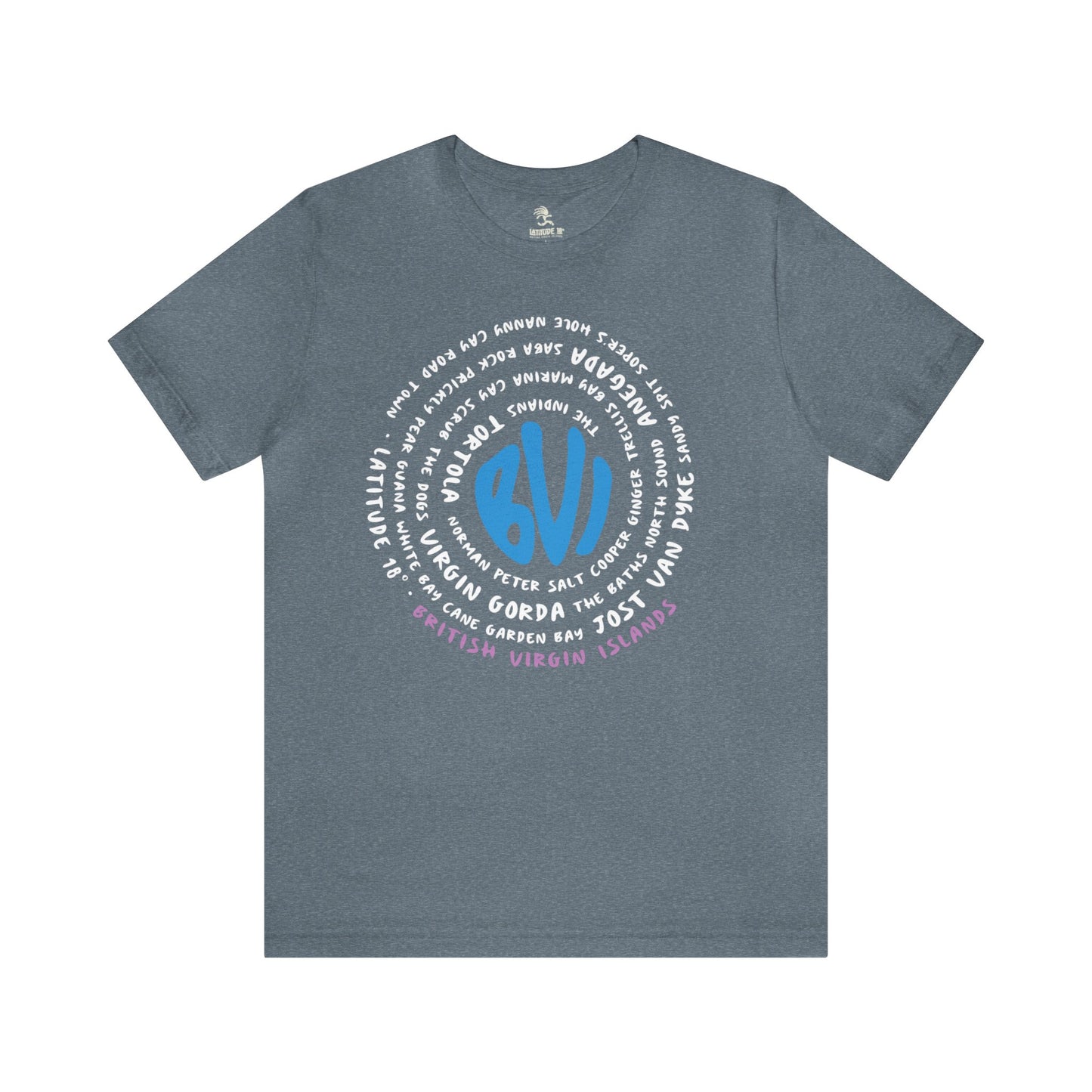 "BVI Around The Islands" Unisex S/S Tee