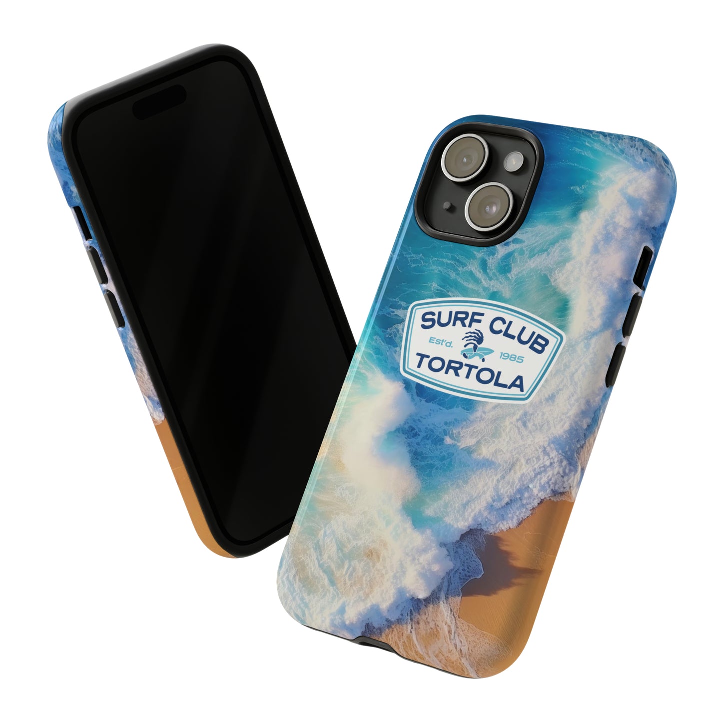 "Surf Club Tortola" iPhone 15 Tough Case