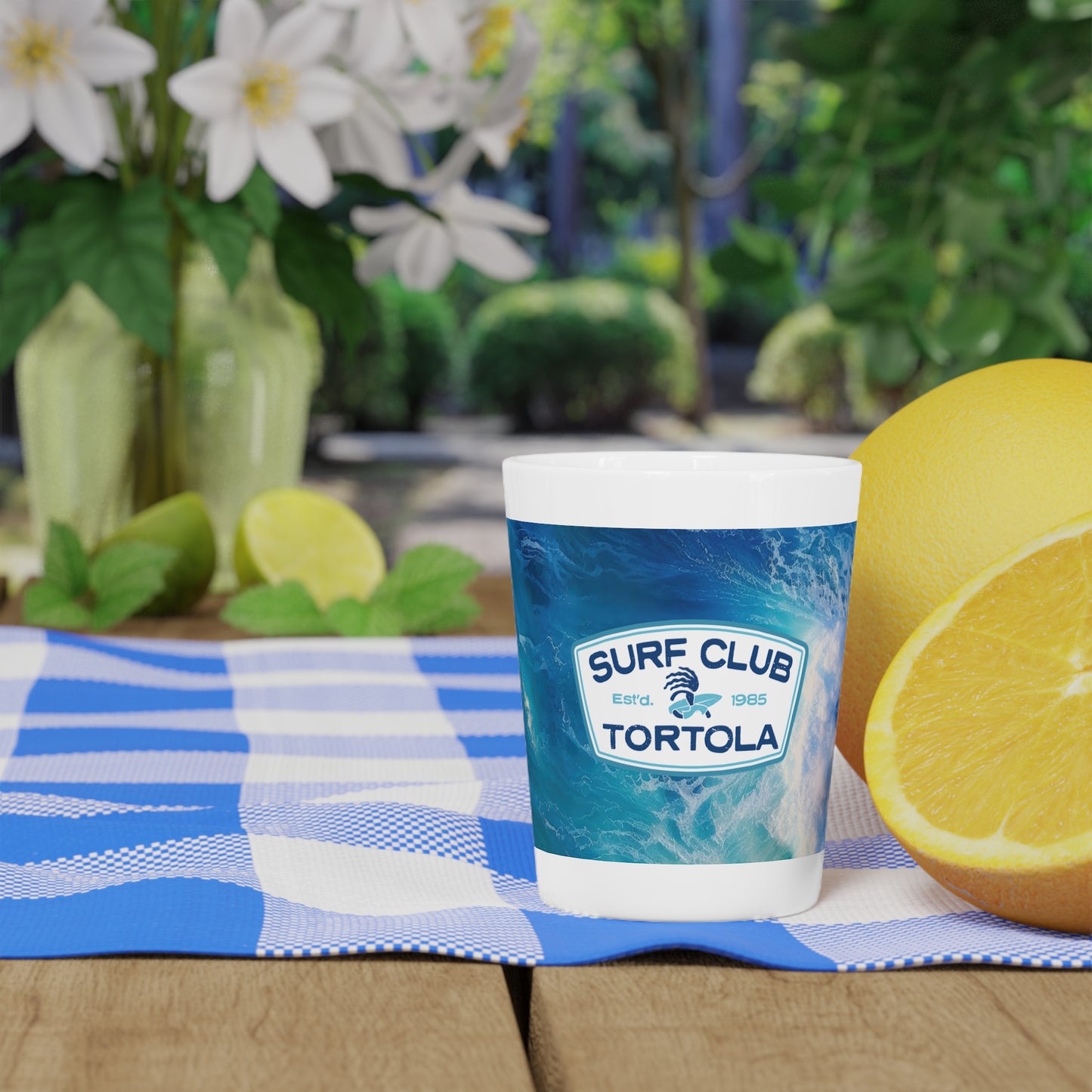 “Surf Club Tortola” Shot Glass