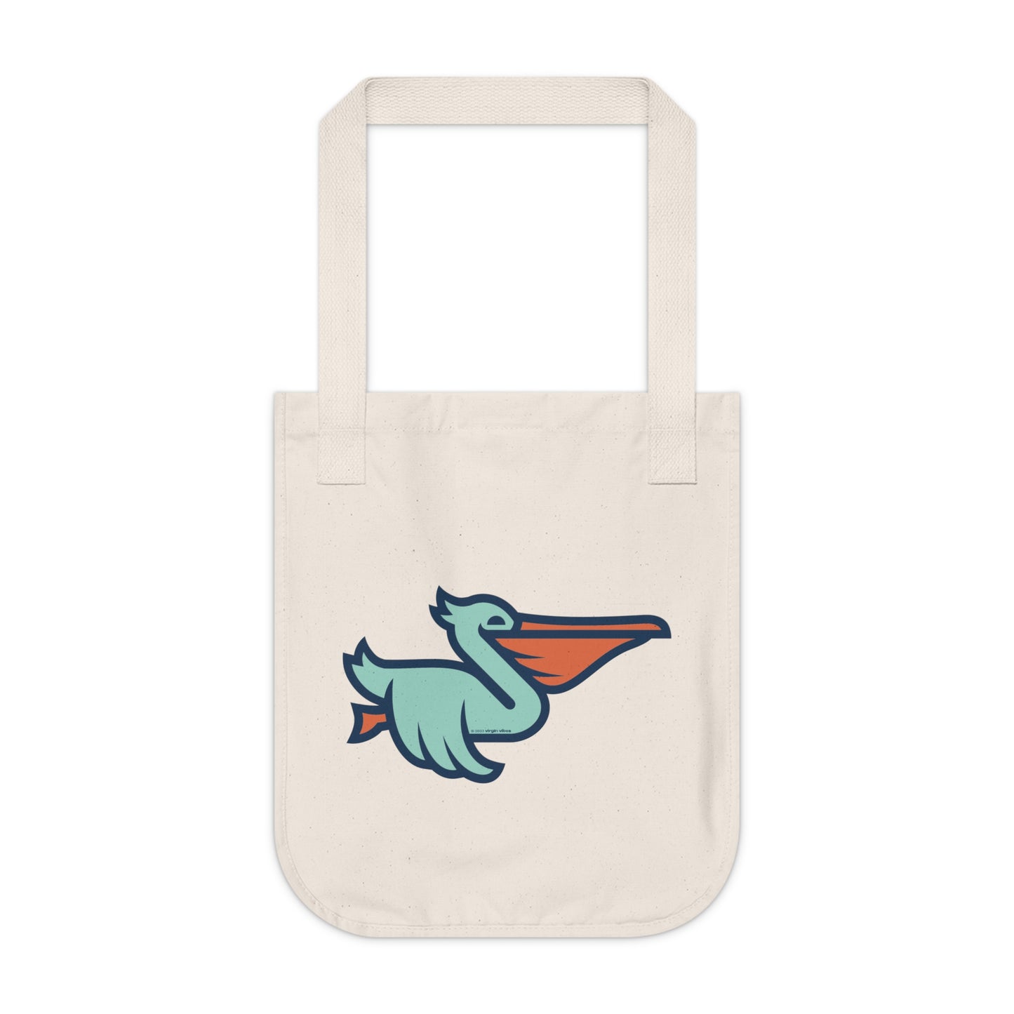 “Virgin Vibes | BVI” Organic Canvas Tote Bag