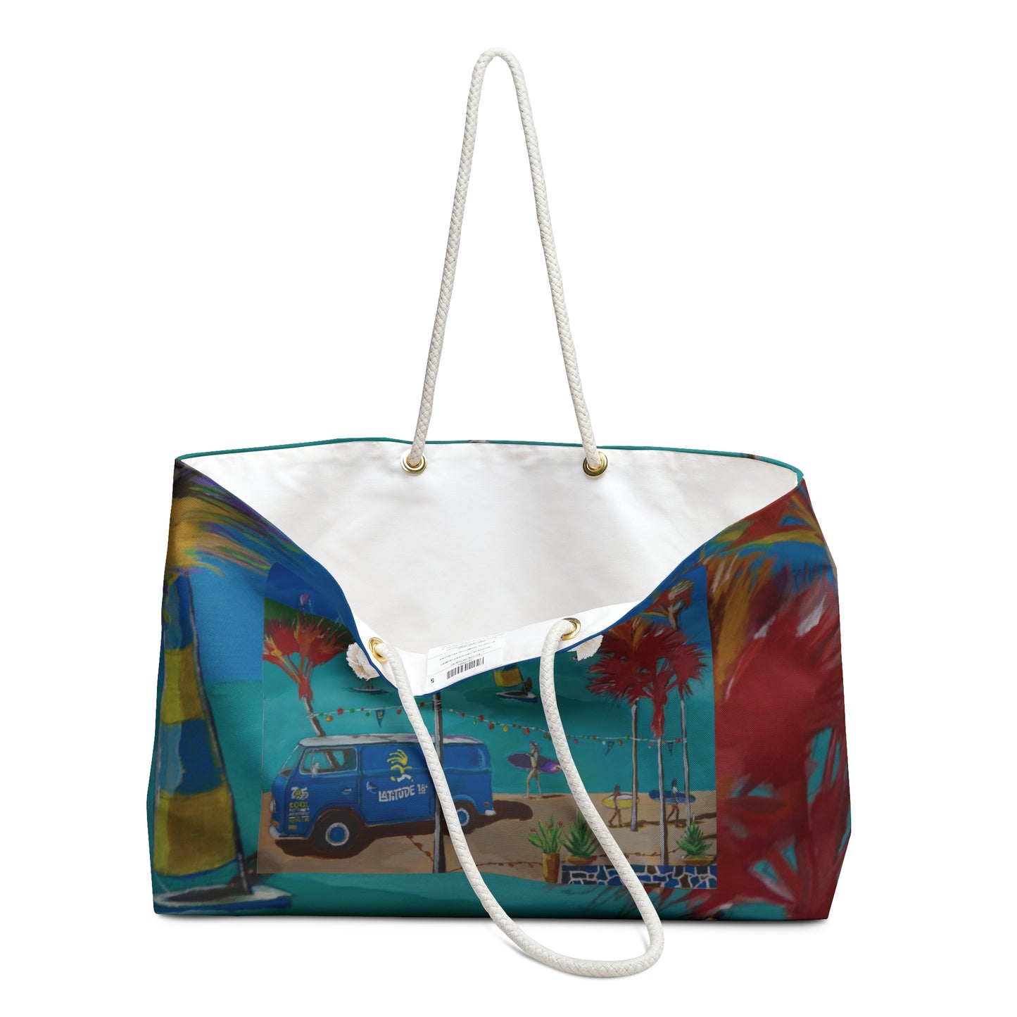 "BVI Beach Vibes" by Jim McManus Beach Bag