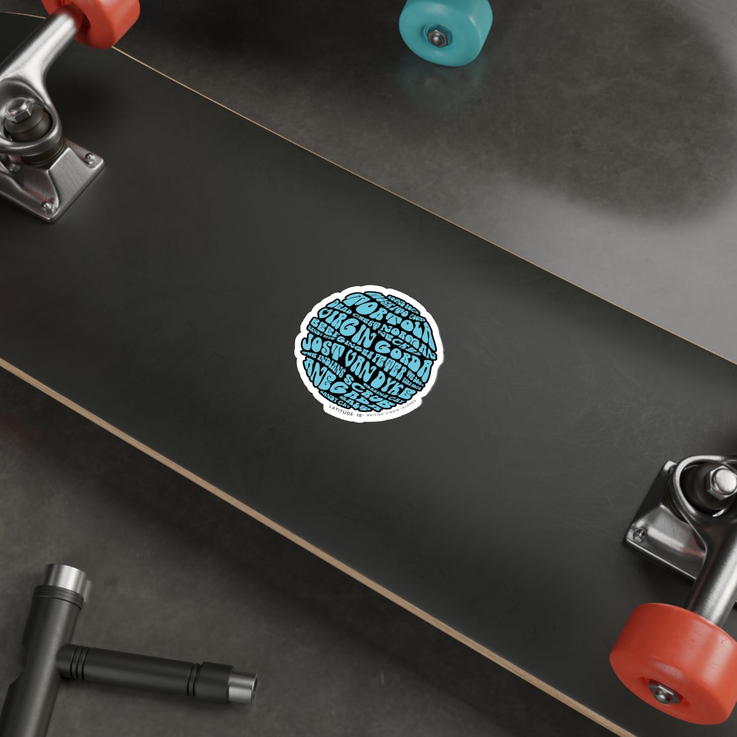“Islands Bait Ball" Die-Cut Sticker