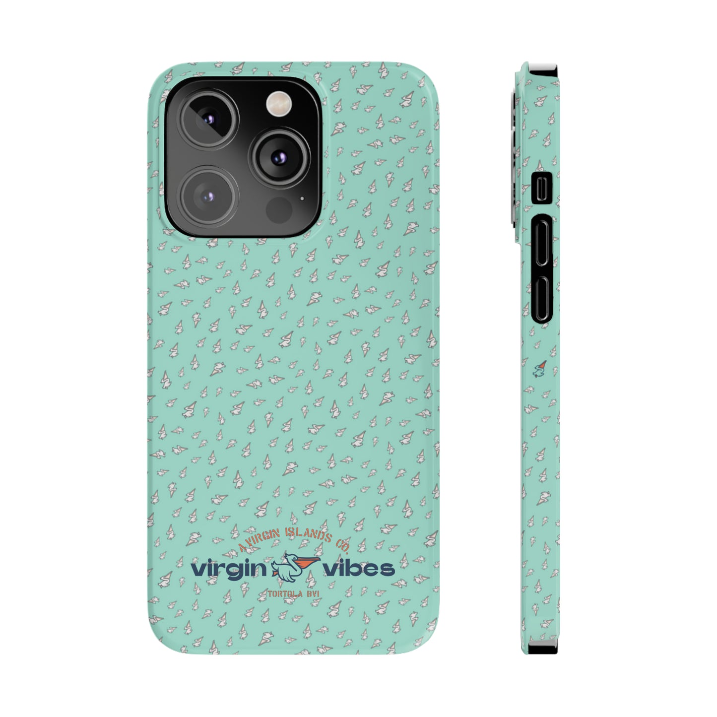 “Virgin Vibes | BVI” Slim iPhone Cases