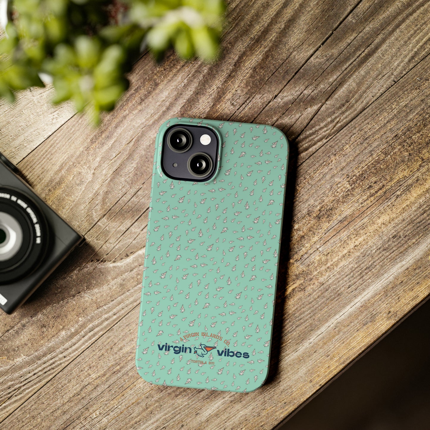 “Virgin Vibes | BVI” Slim iPhone Cases