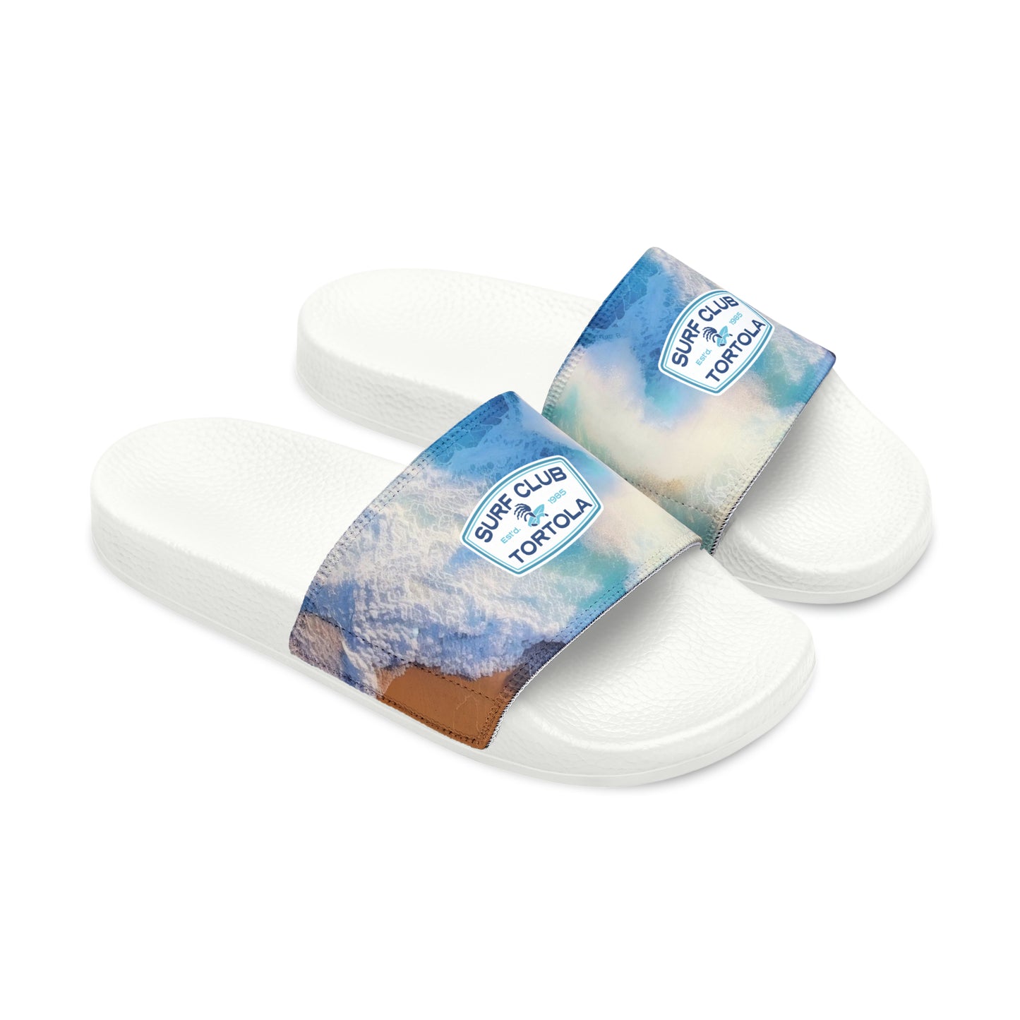 "Surf Club Tortola" Youth Slide Sandals
