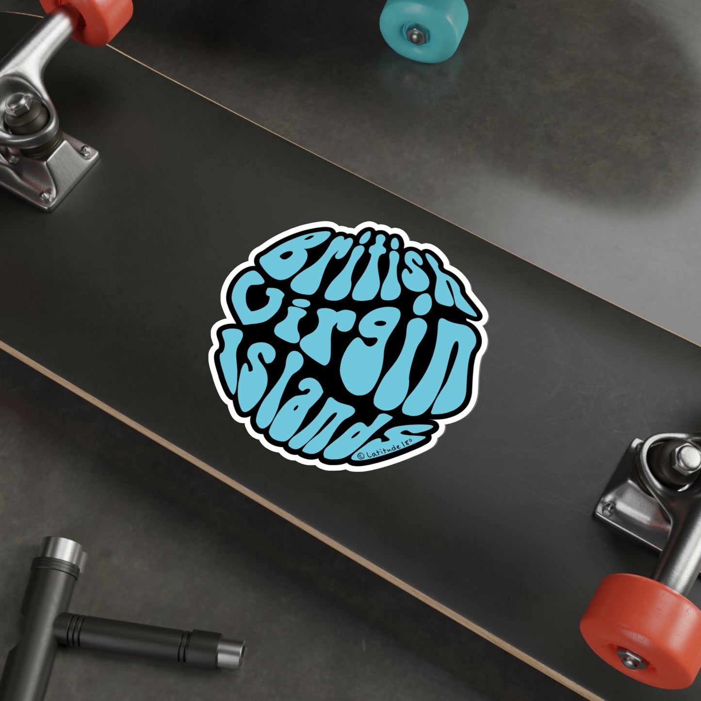 "BVI Bubble" Die-Cut Sticker
