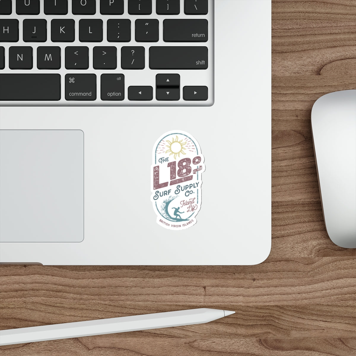 "L18º Surf Supply Co." Die-Cut Sticker