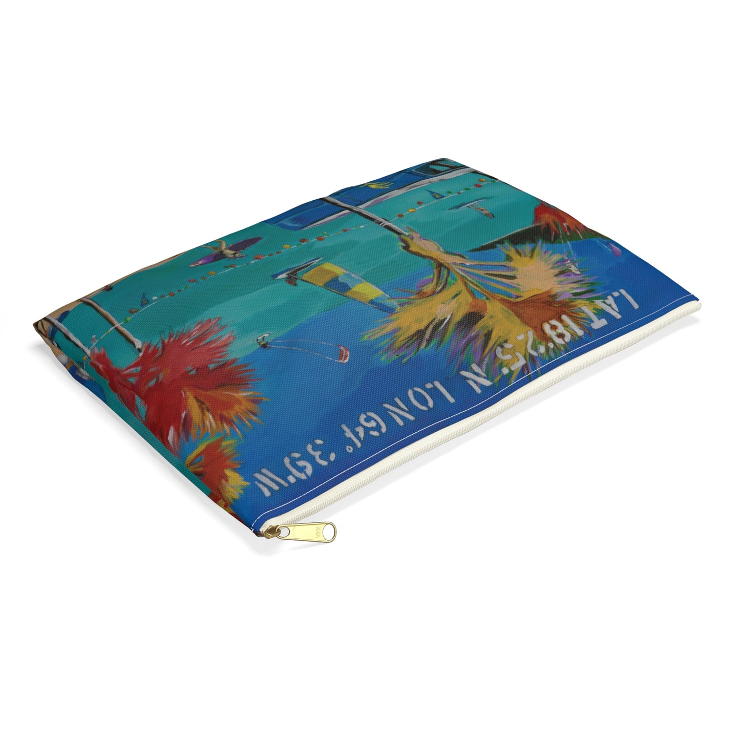"BVI Beach Vibes" by Jim McManus Accessory Pouch