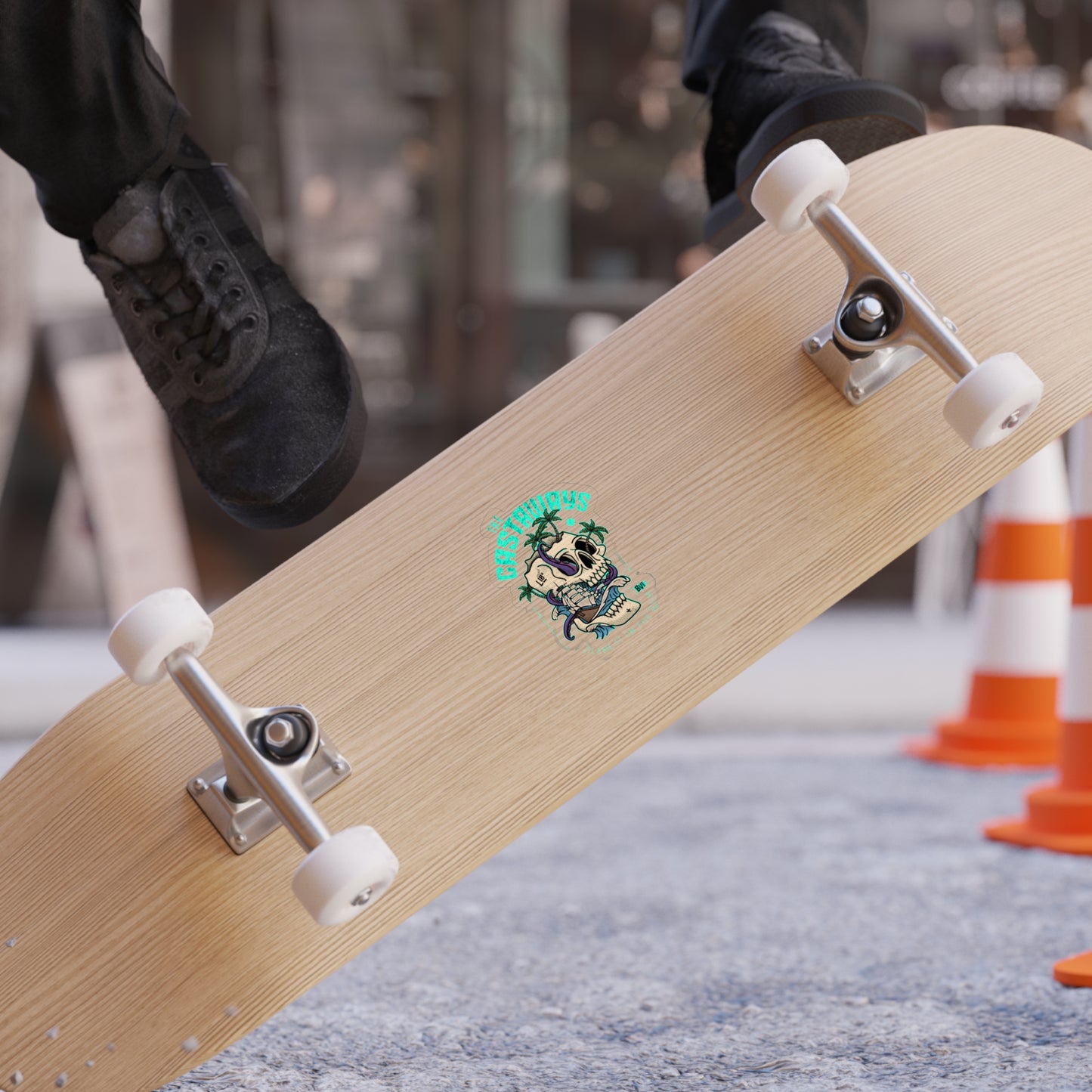 "The Castaways" Transparent Outdoor Die-Cut Sticker