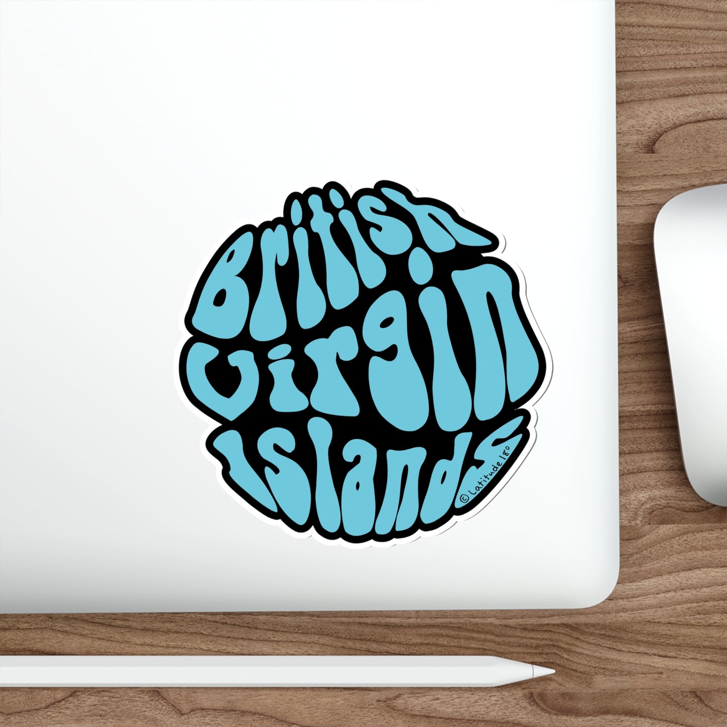 "BVI Bubble" Die-Cut Sticker