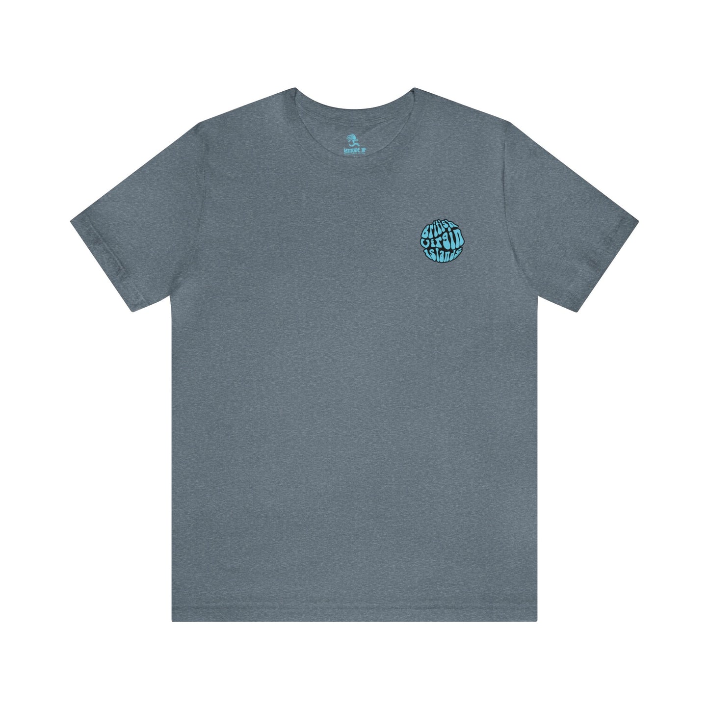 "BVI Bubble - Island Names" (Outline) Unisex S/S Tee