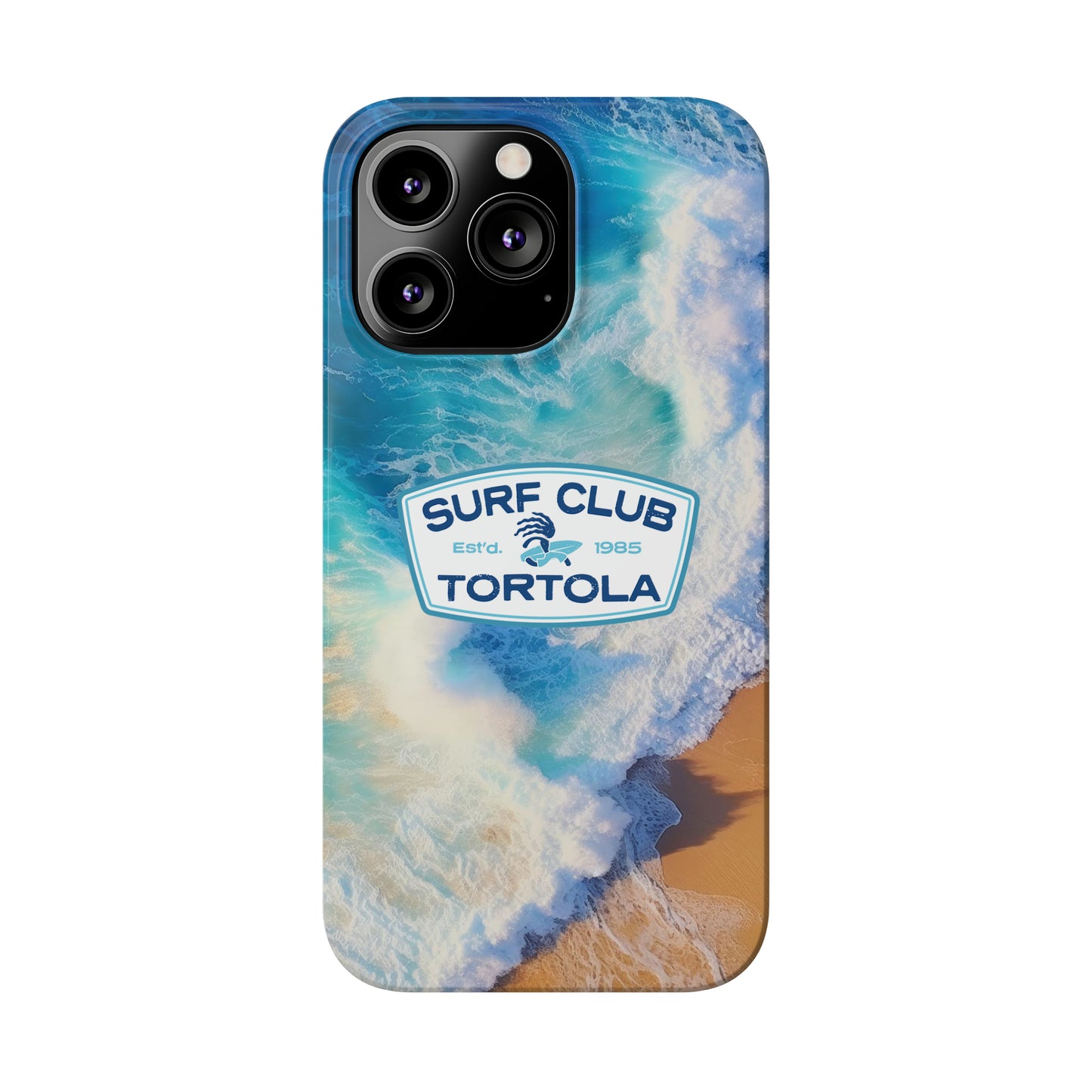 "Surf Club Tortola” Slim iPhone Cases