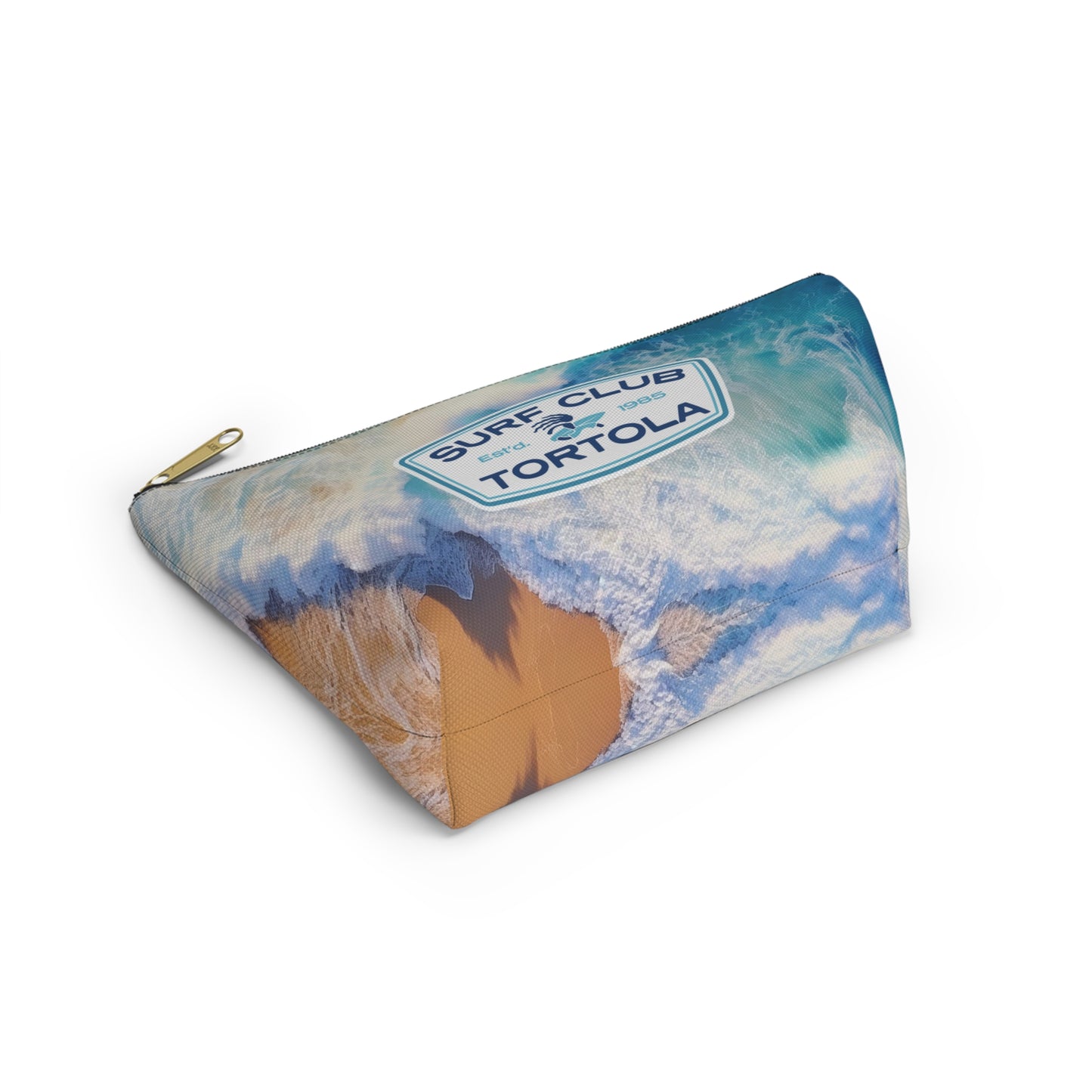 "Surf Club Tortola" Accessory Pouch w T-bottom (2 sizes)