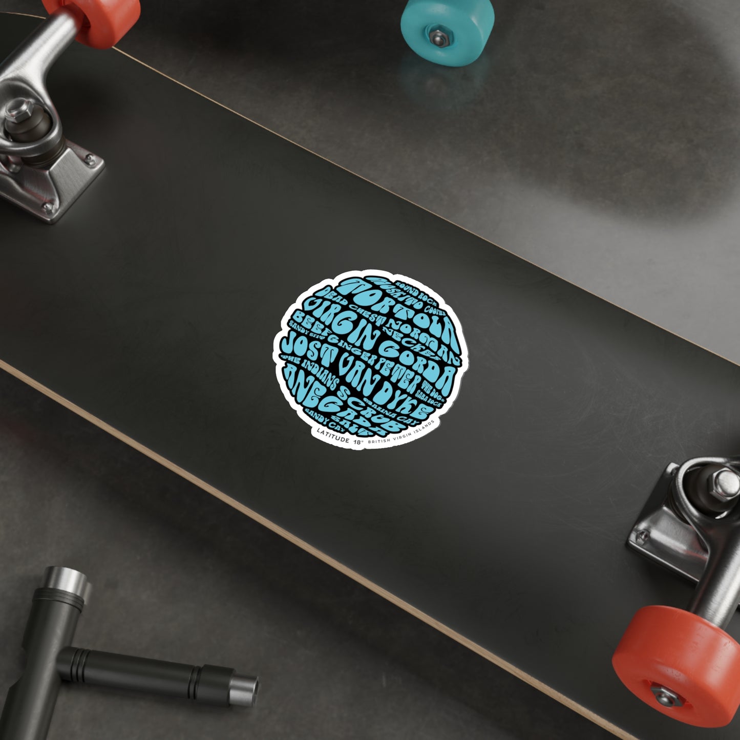 “Islands Bait Ball" Die-Cut Sticker