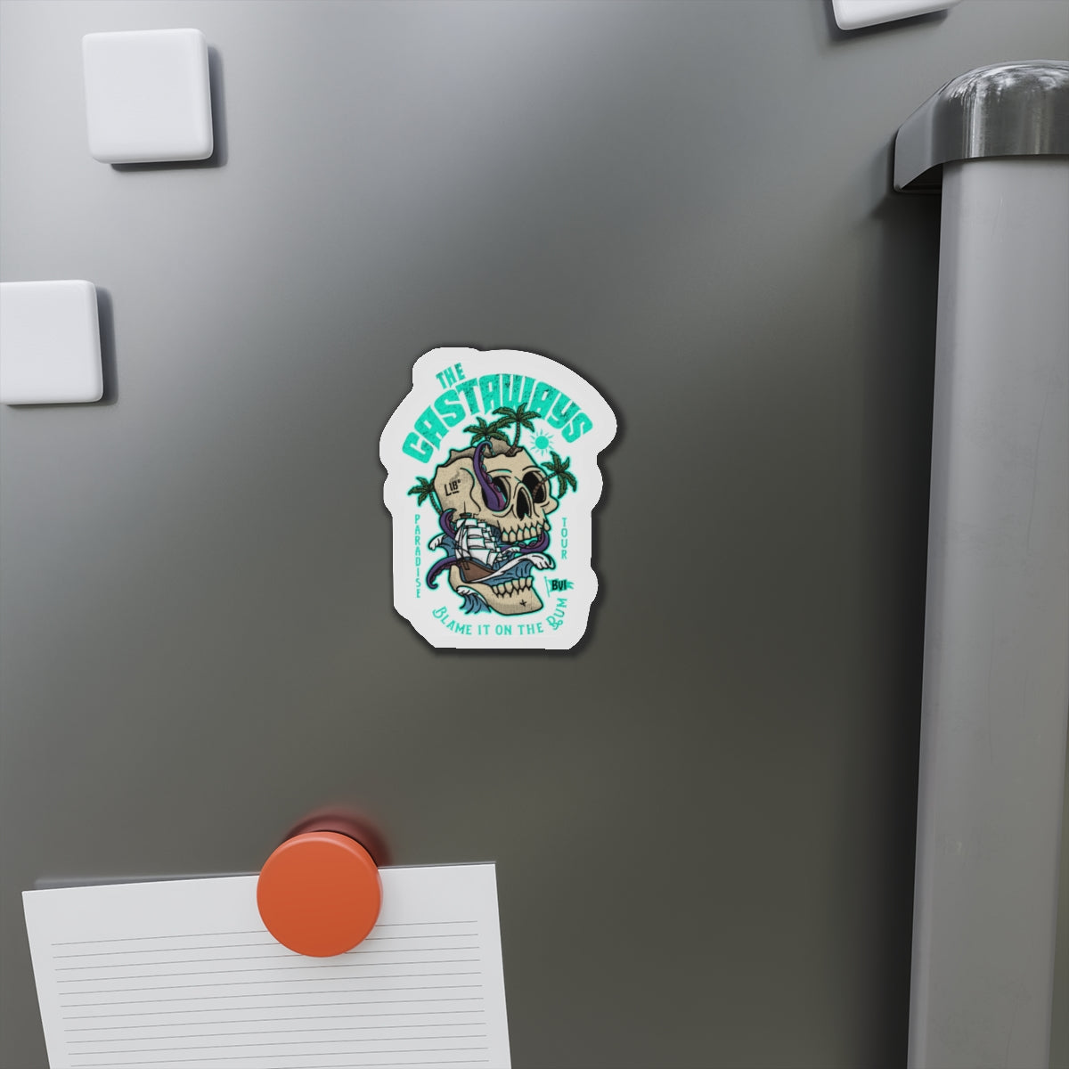 "The Castaways" Die-Cut Magnet
