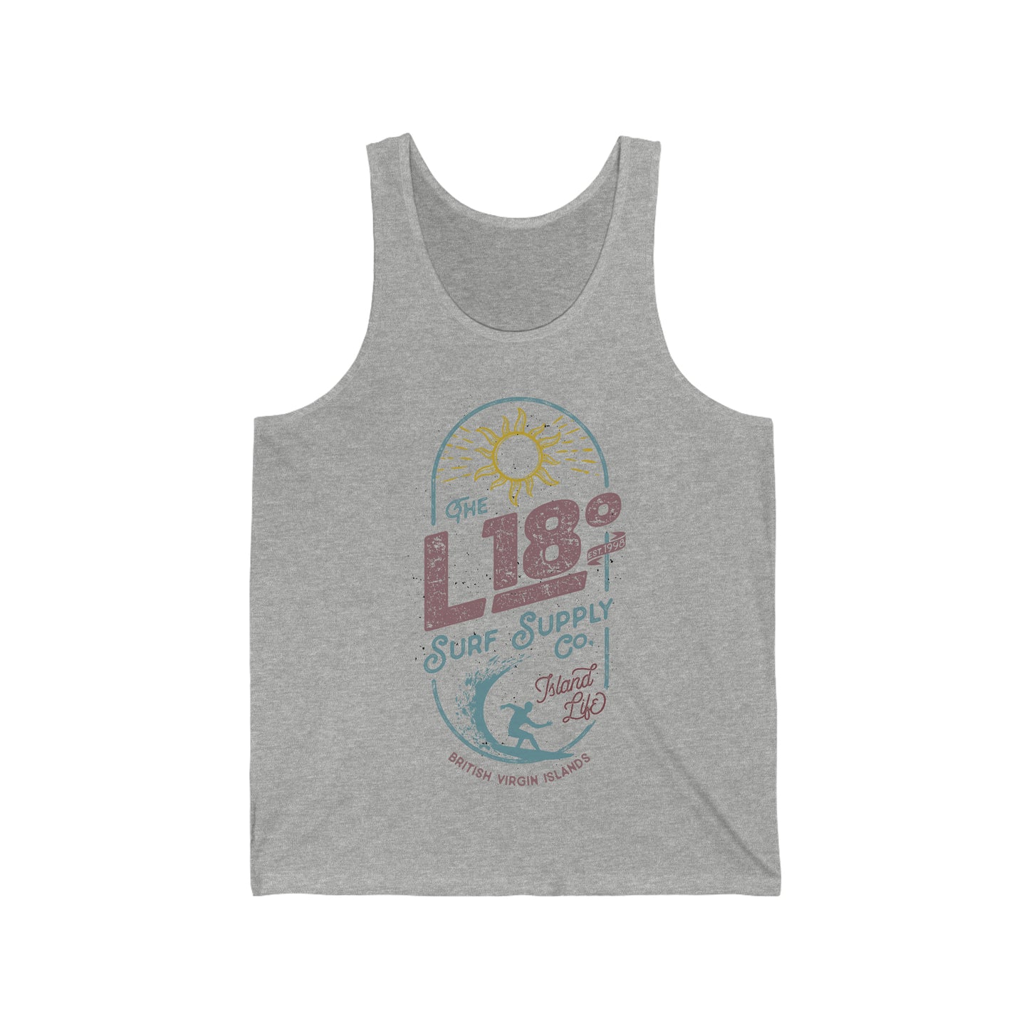 "L18º Surf Supply Co." Unisex Tank