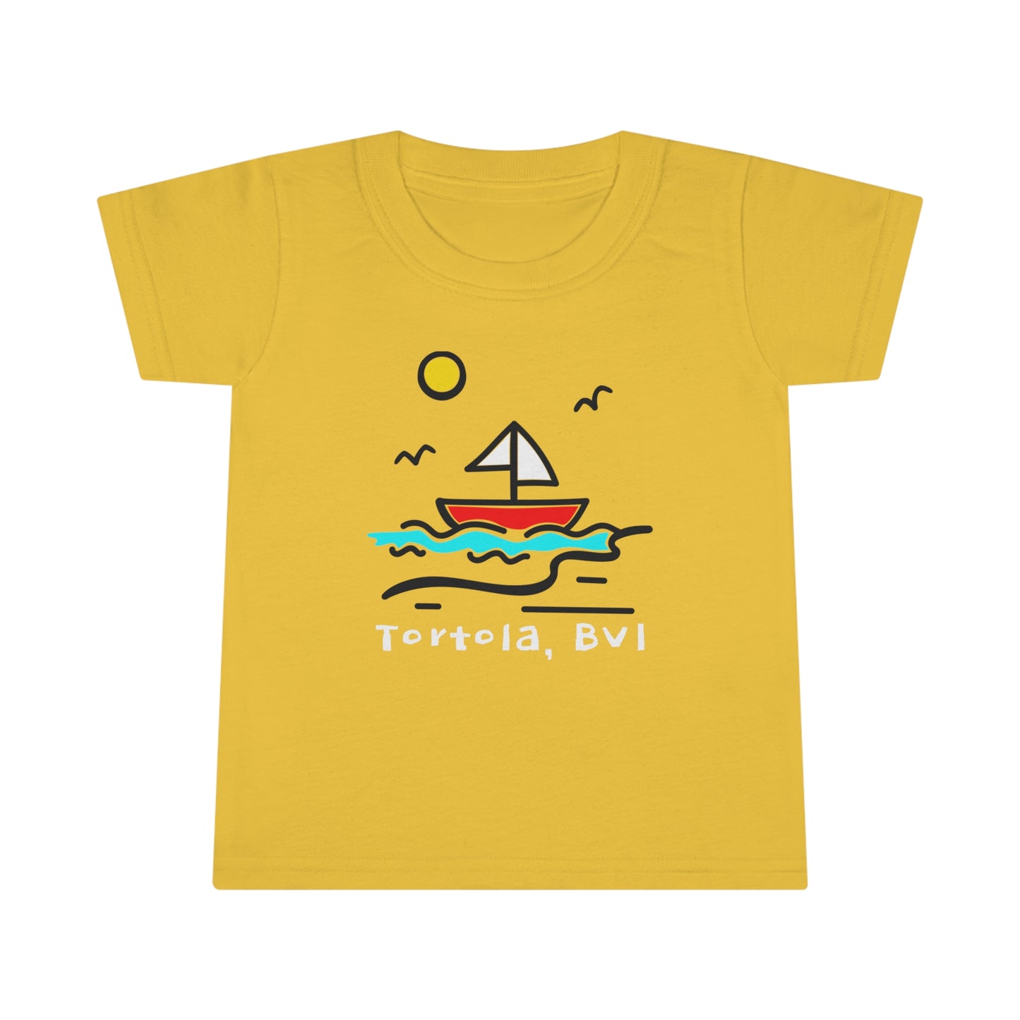 "Sailboat | Tortola" Toddler T-shirt