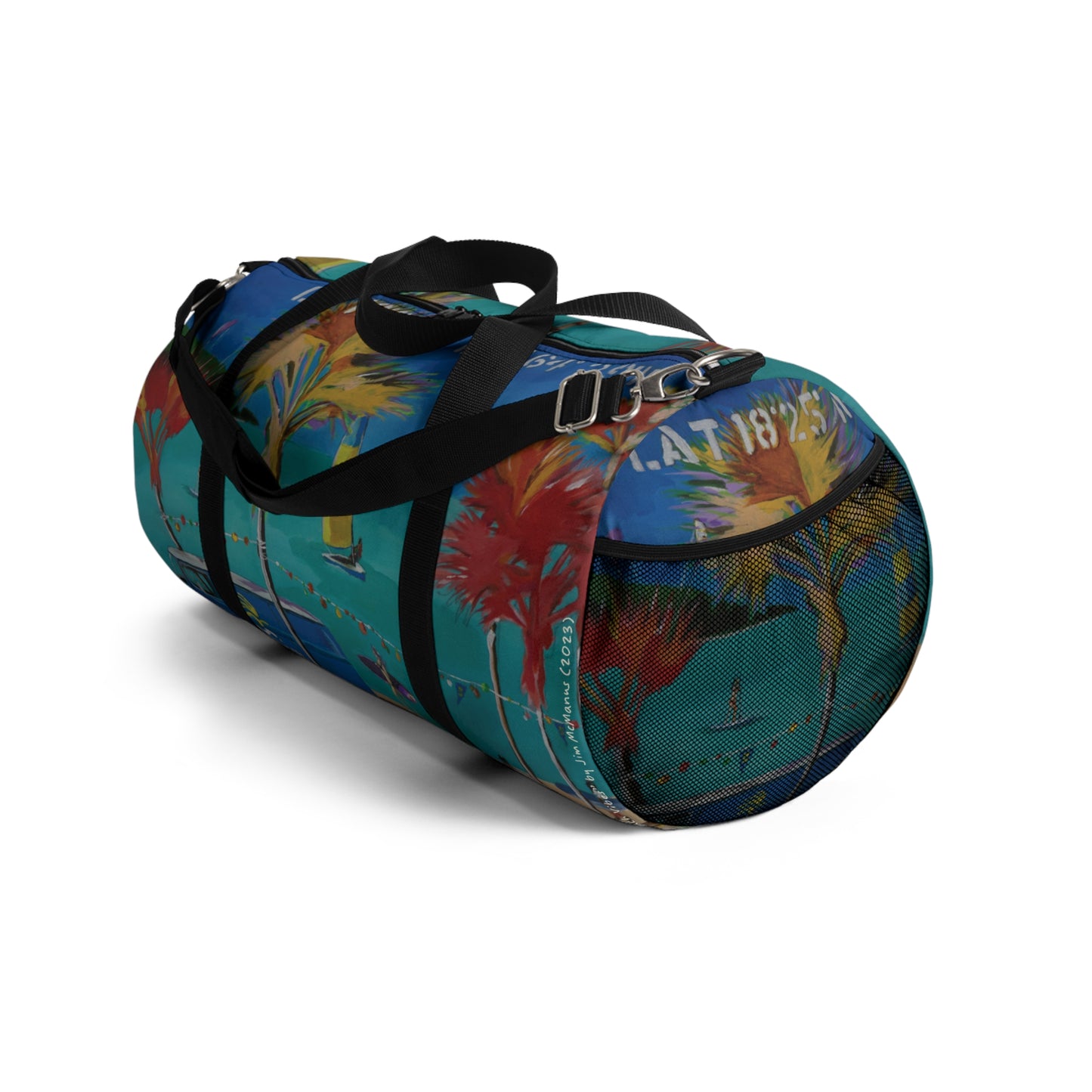 "BVI Beach Vibes" by Jim McManus Duffel Bag