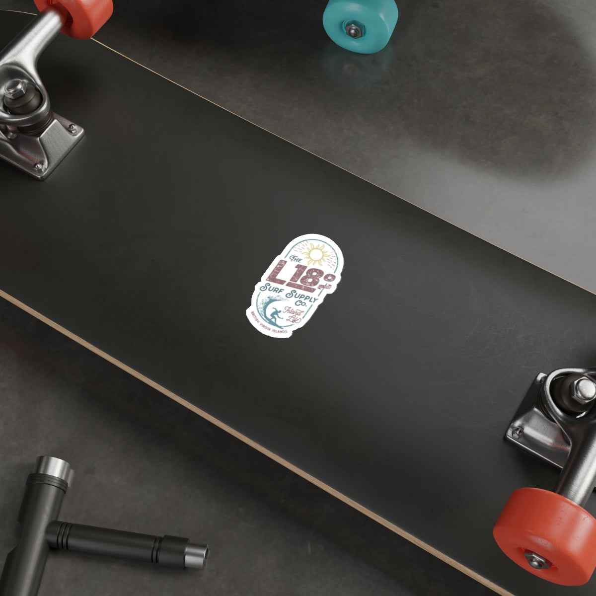 "L18º Surf Supply Co." Die-Cut Sticker