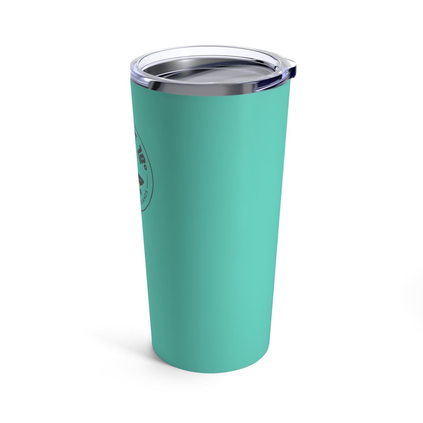 "Latitude 18º BVI" (Aqua) SS Tumbler 20oz