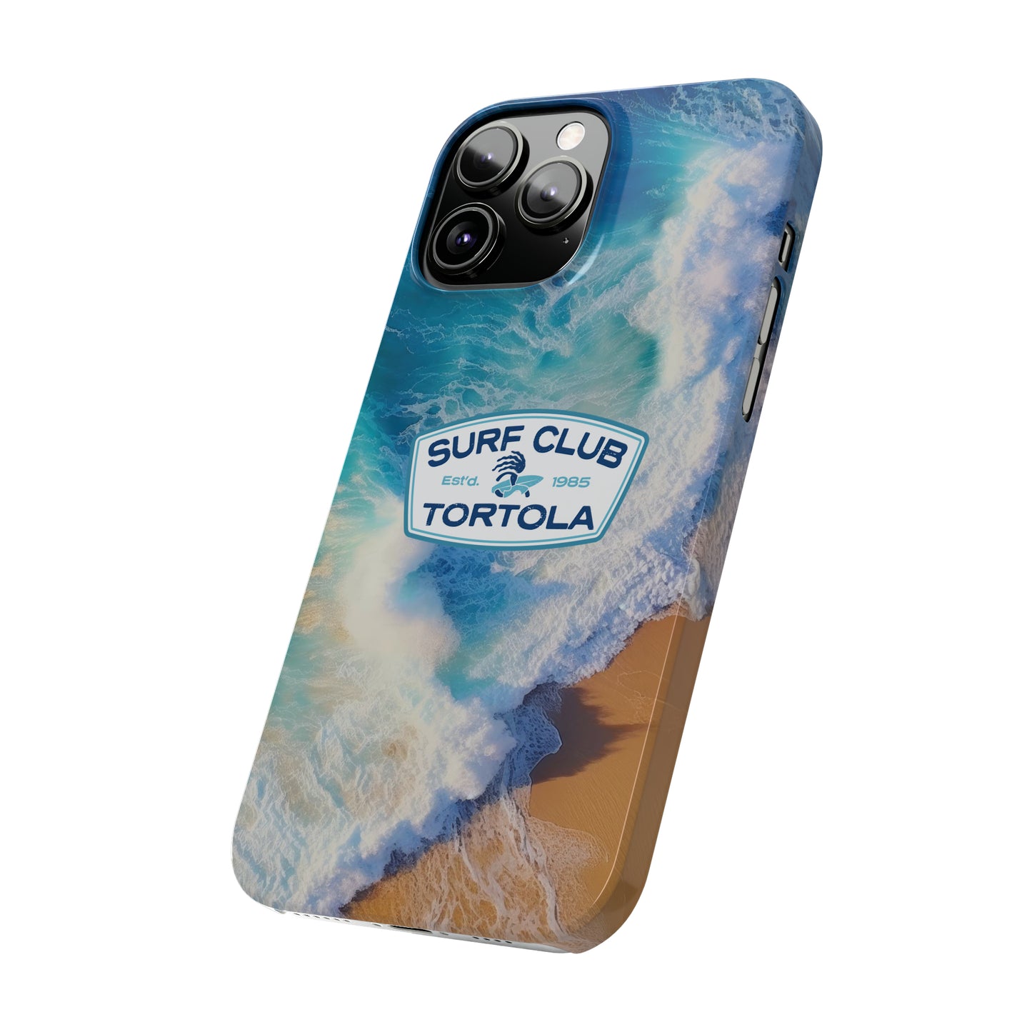 "Surf Club Tortola” Slim iPhone Cases