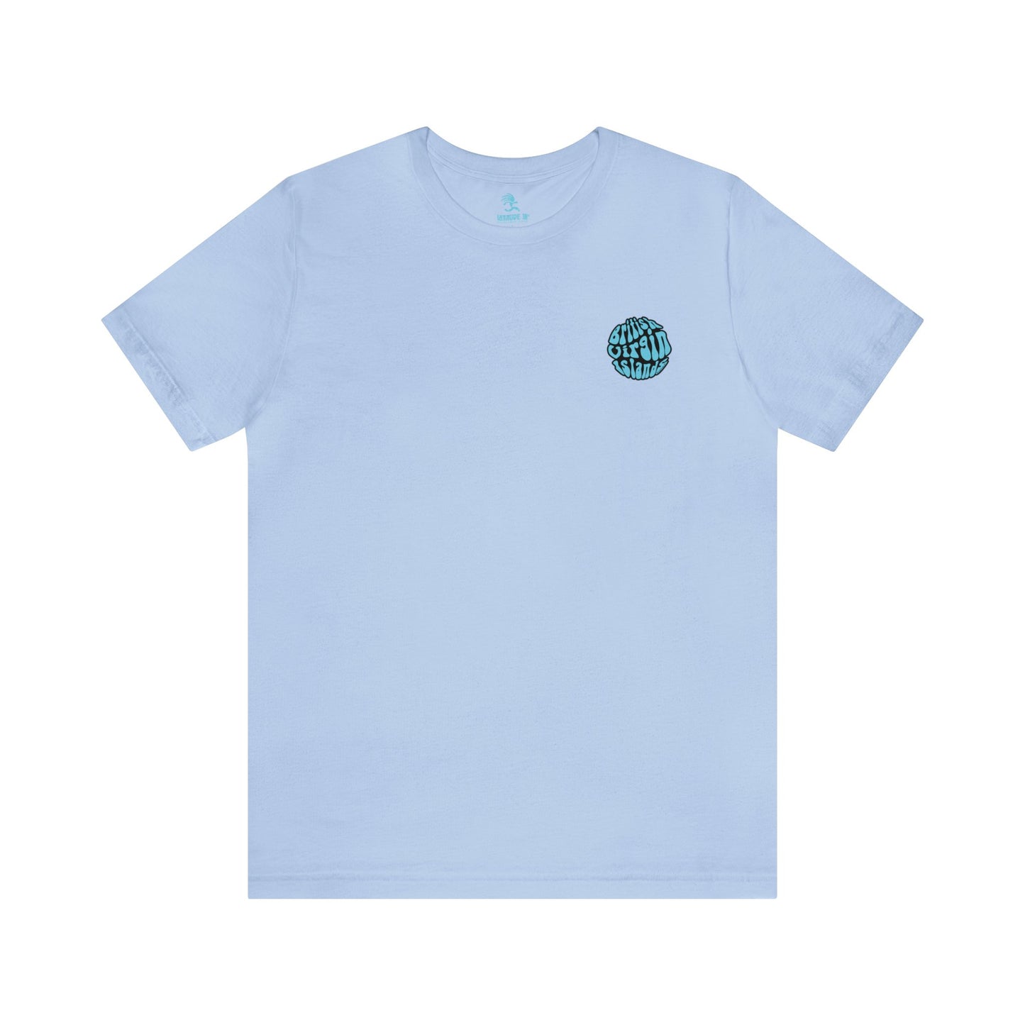 "BVI Bubble - Island Names" (Outline) Unisex S/S Tee