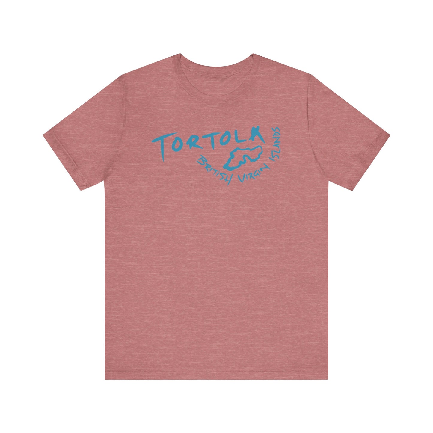 "Tortola - Island Outline" S/S Tee