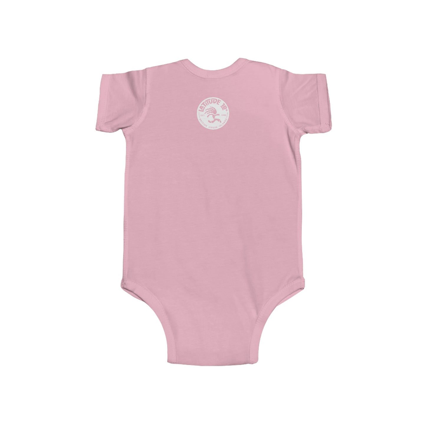 "Tortola, BVI - Island Outline" Infant Fine Jersey Bodysuit