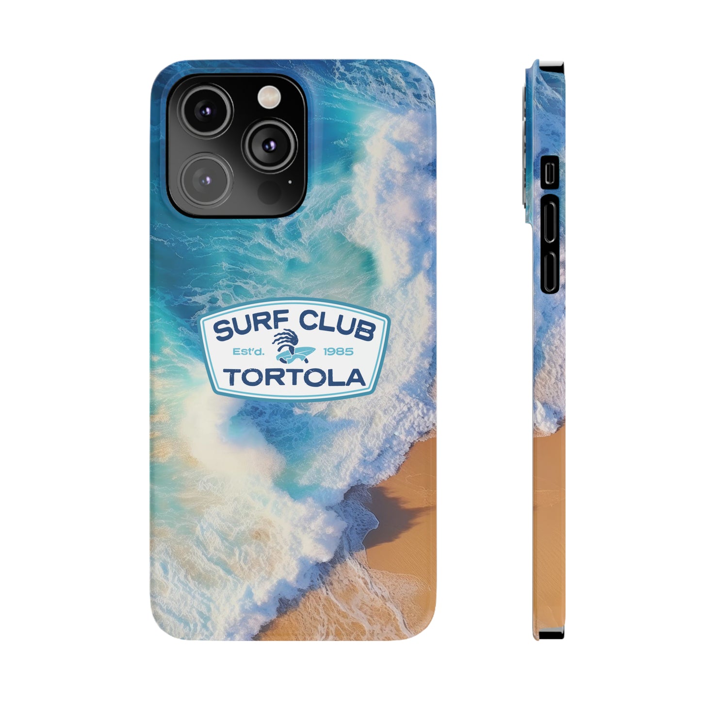 "Surf Club Tortola” Slim iPhone Cases
