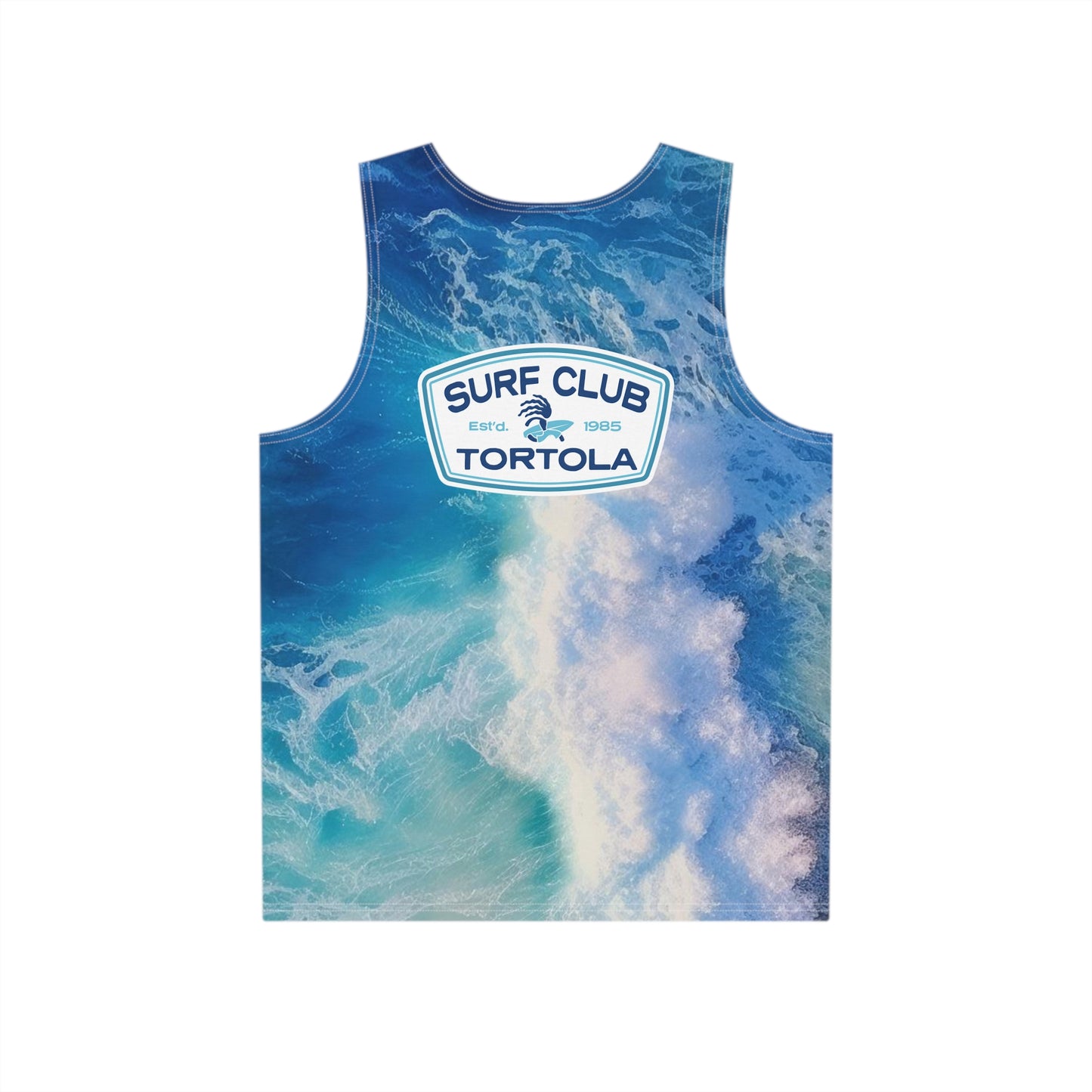 "Surf Club Tortola All Over Wave" Men's Tank