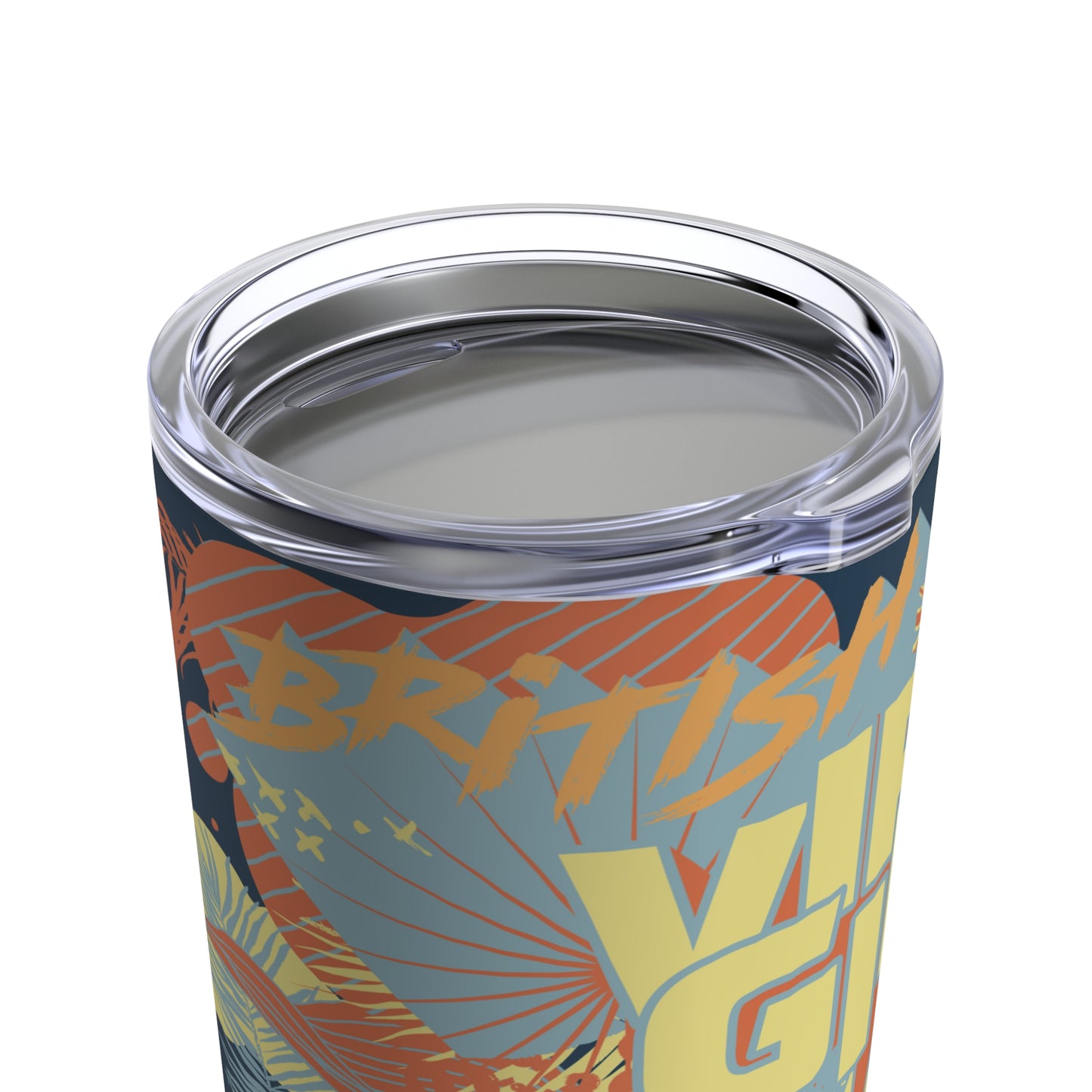 "BVI - For Island Life" (Tonal) SS Tumbler 20oz