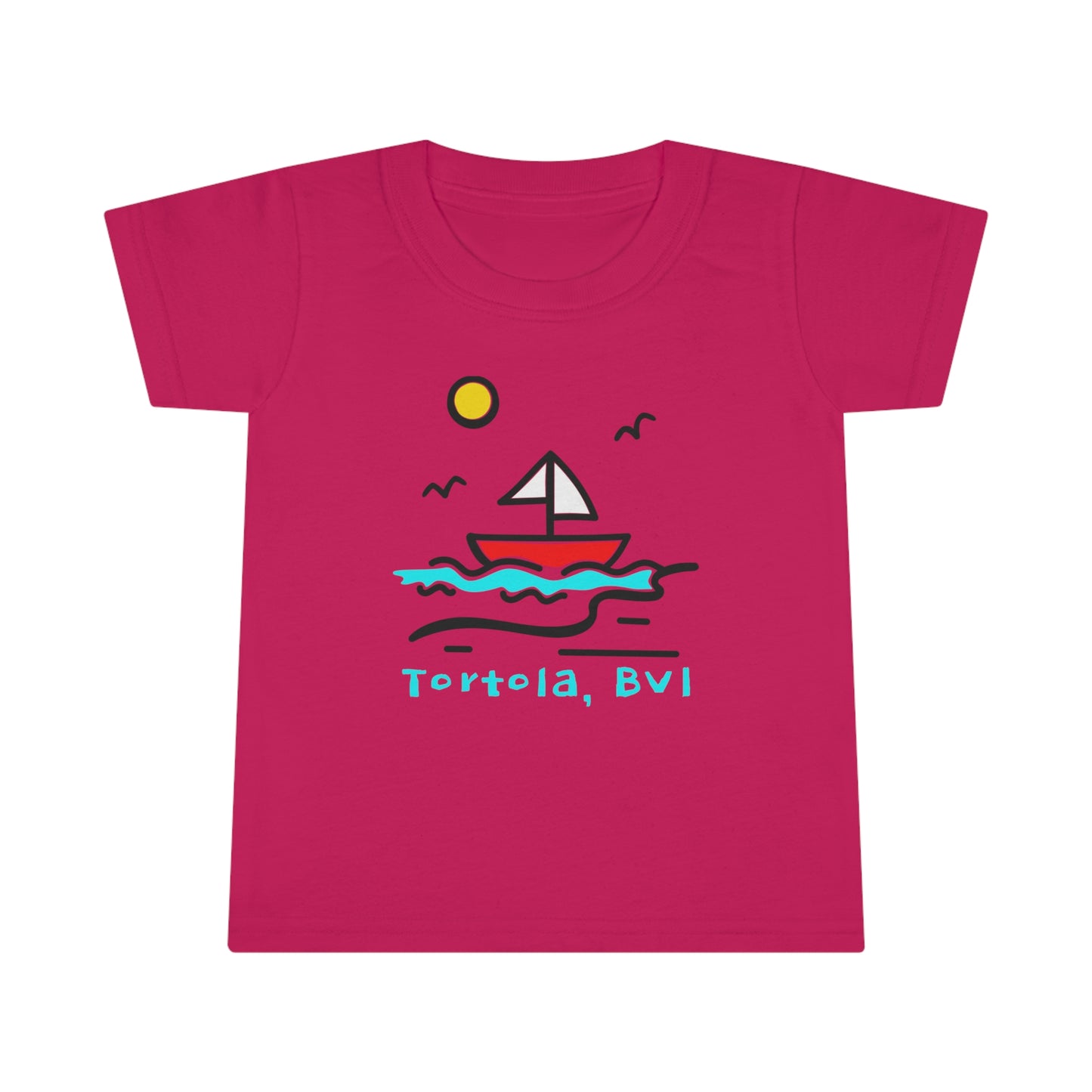 "Sailboat | Tortola" Toddler T-shirt
