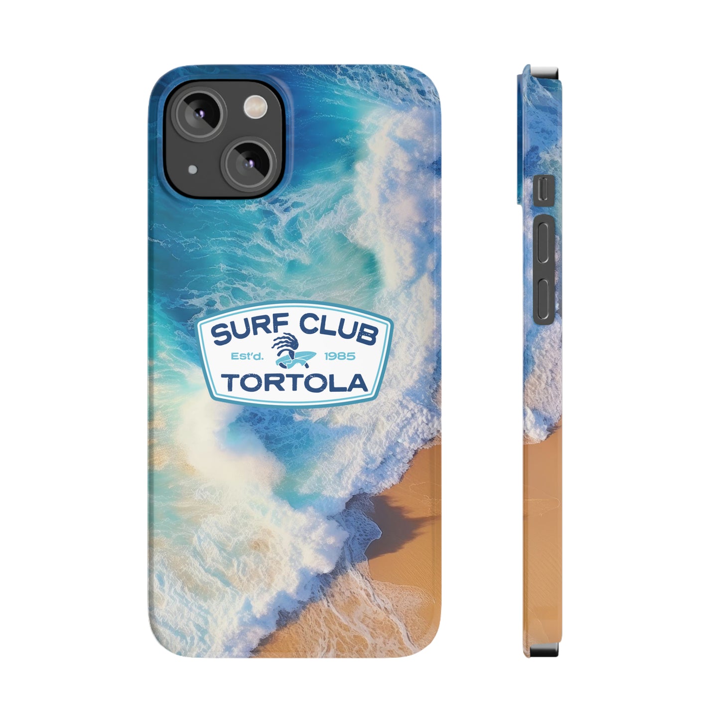 "Surf Club Tortola” Slim iPhone Cases