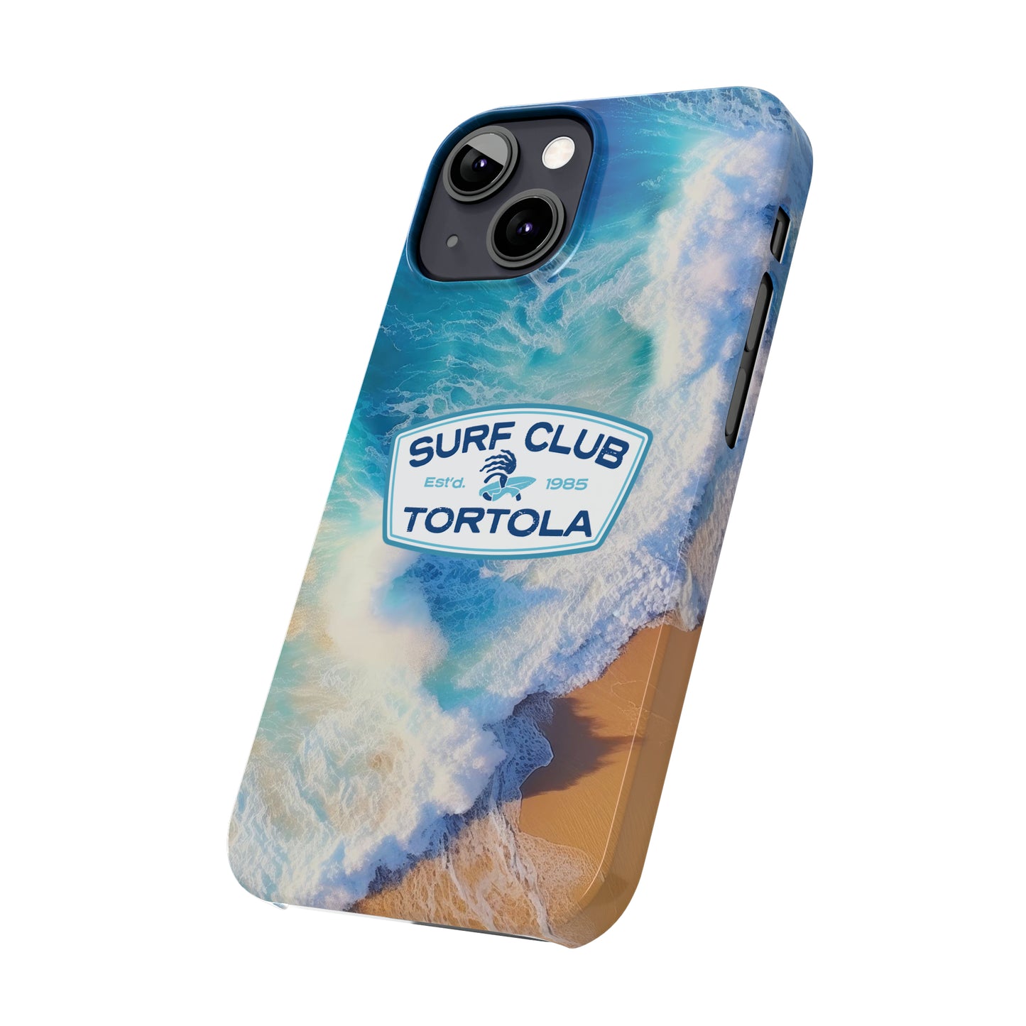 "Surf Club Tortola” Slim iPhone Cases