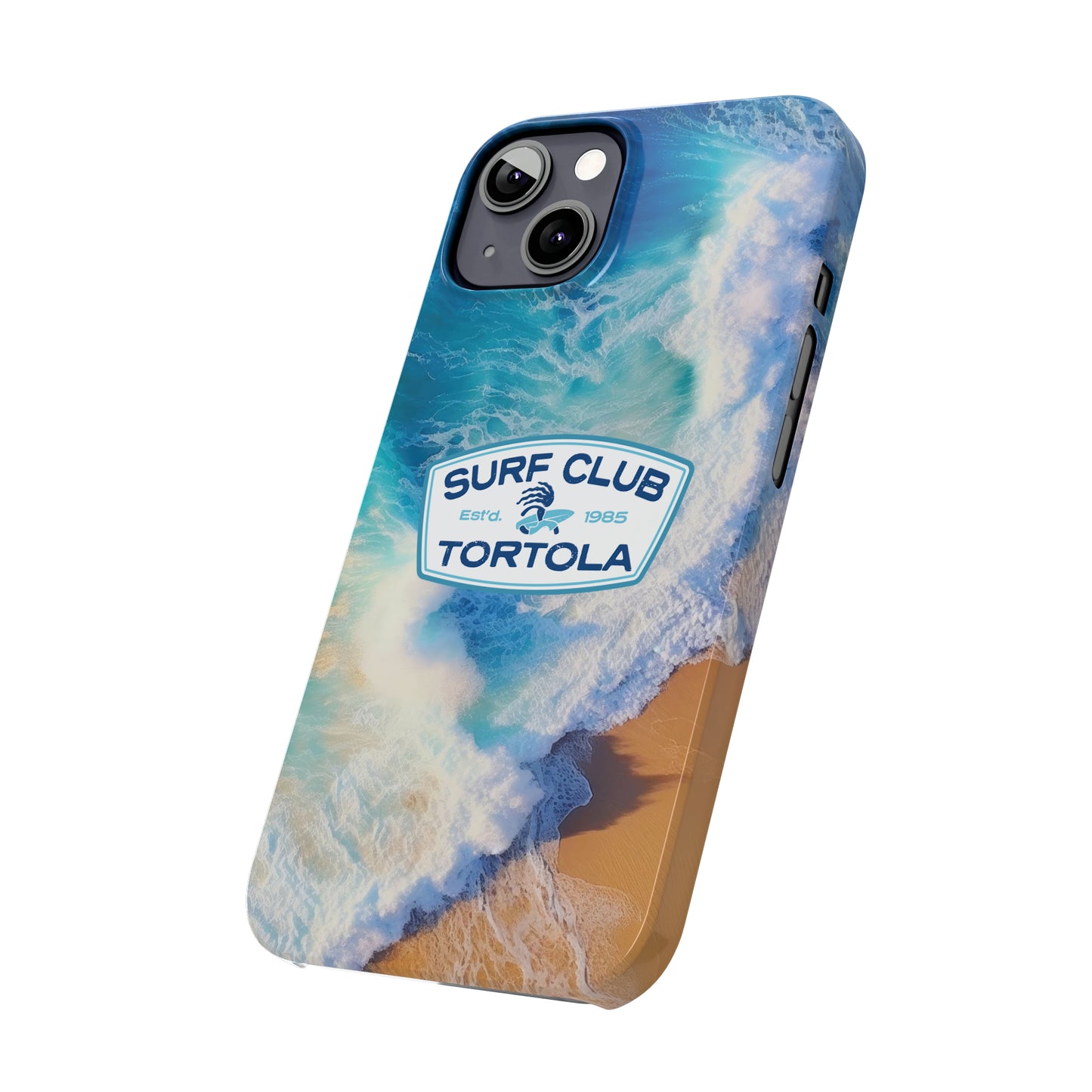 "Surf Club Tortola” Slim iPhone Cases
