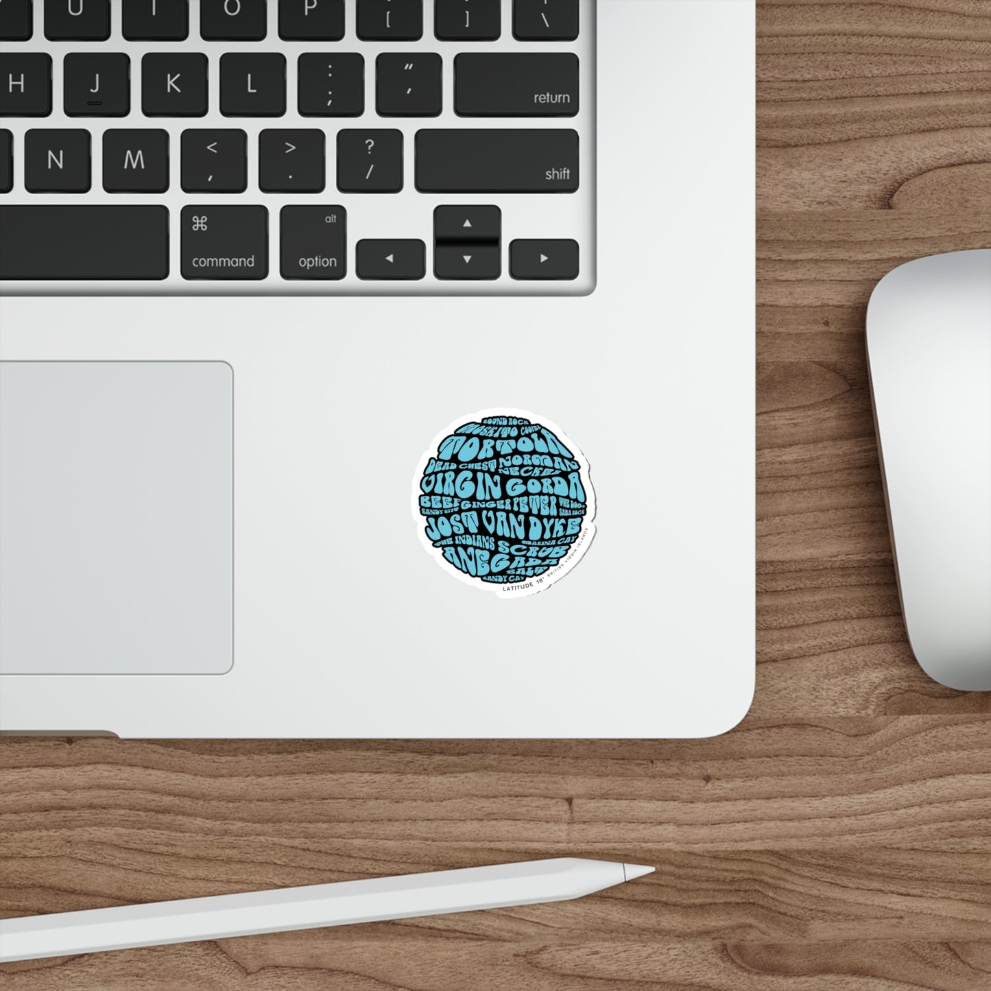 “Islands Bait Ball" Die-Cut Sticker