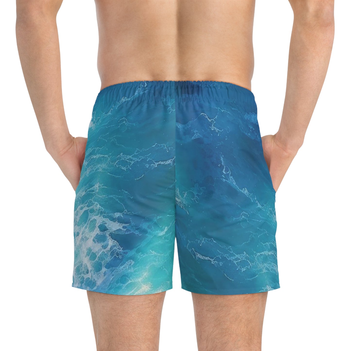 "Surf Club Tortola All Over Wave” Swim Trunks